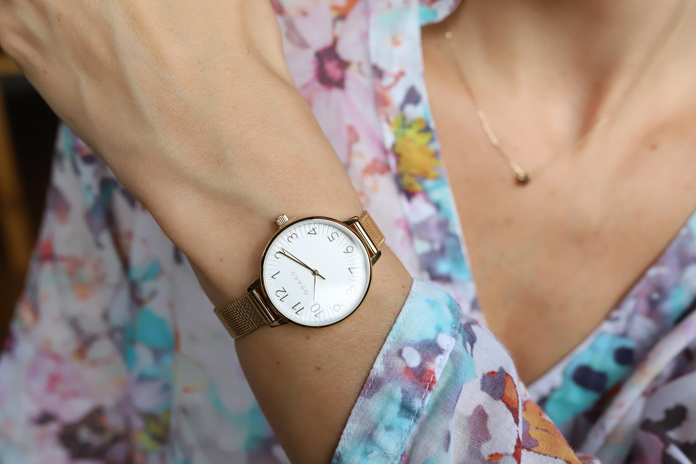 Obaku Denmark V237LXGIMG zegarek damski Slim - miniatura 6