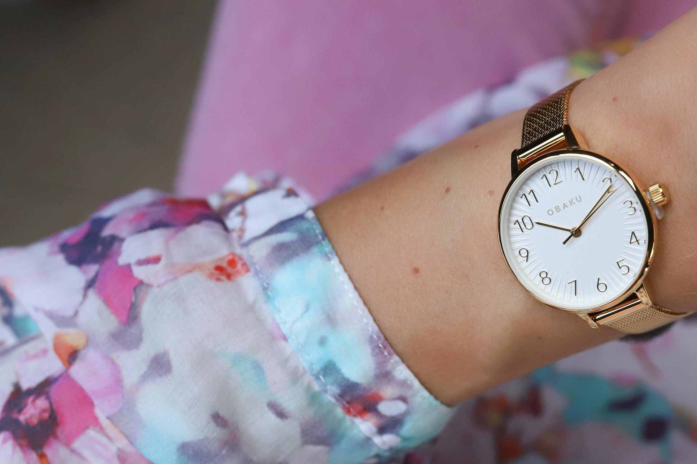 Obaku Denmark V237LXGIMG damski zegarek Slim bransoleta - miniatura 5