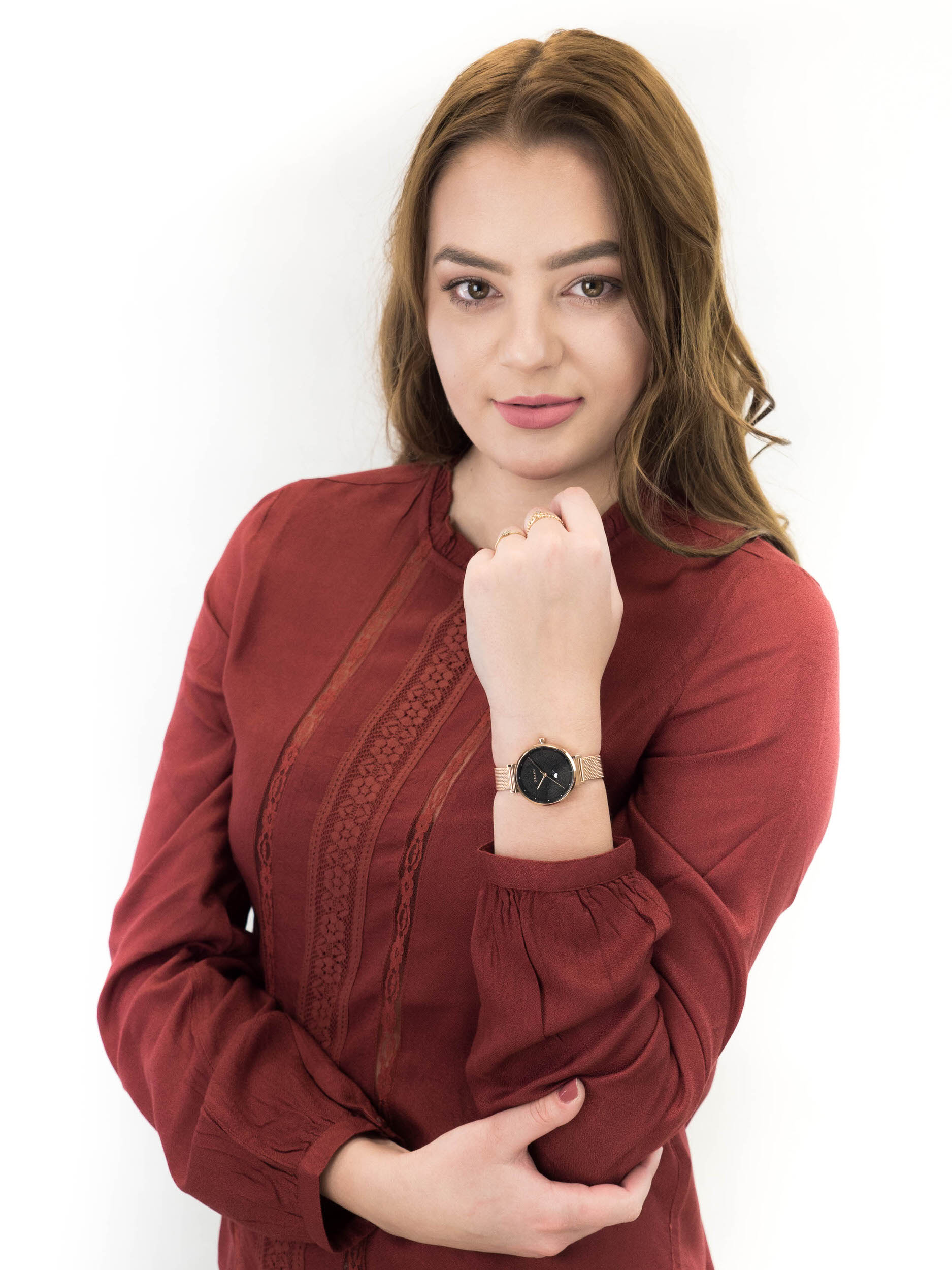 Obaku Denmark V243LMVBMV zegarek damski Slim - miniatura 2