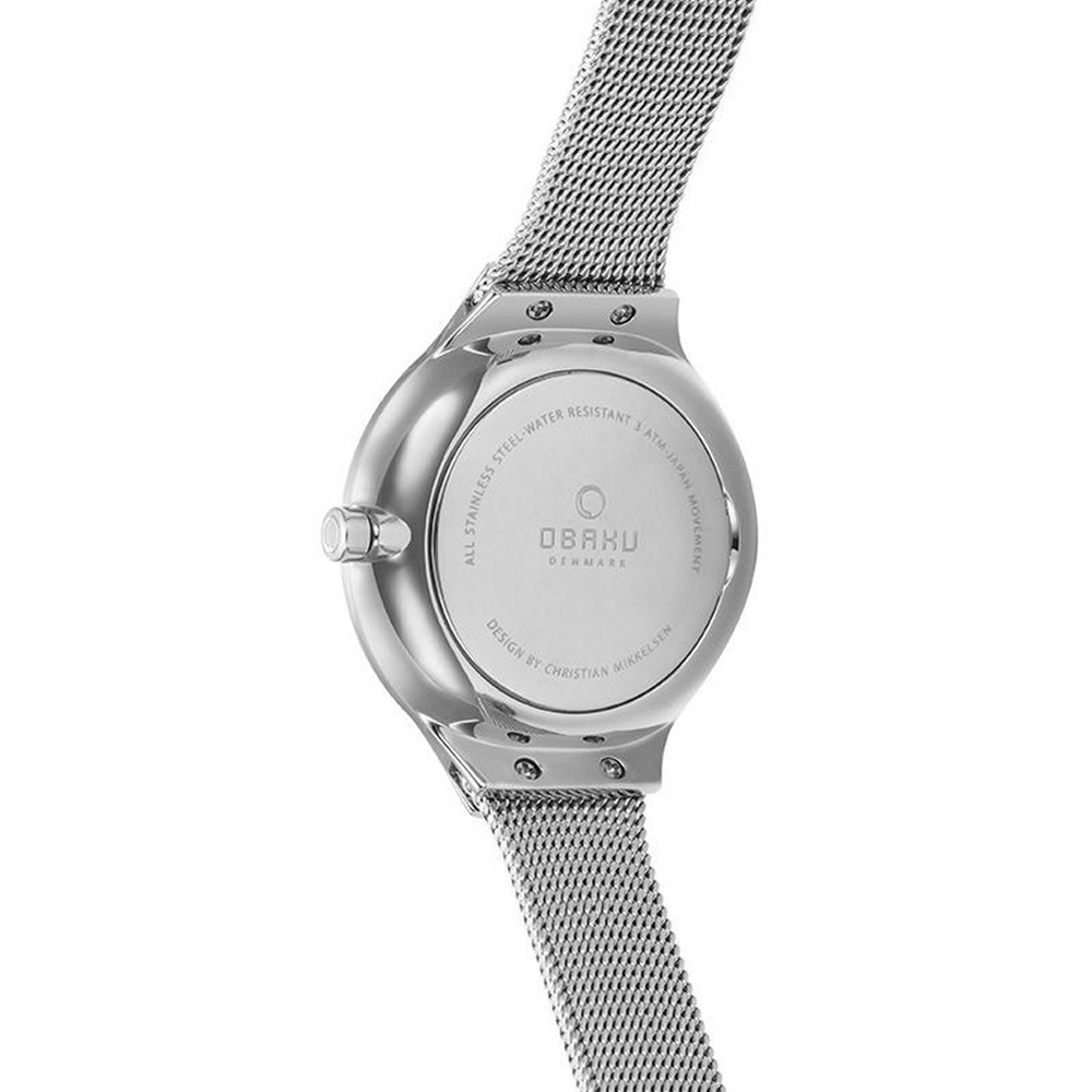 Obaku Denmark V166LXCIMC damski zegarek Slim bransoleta - miniatura 3