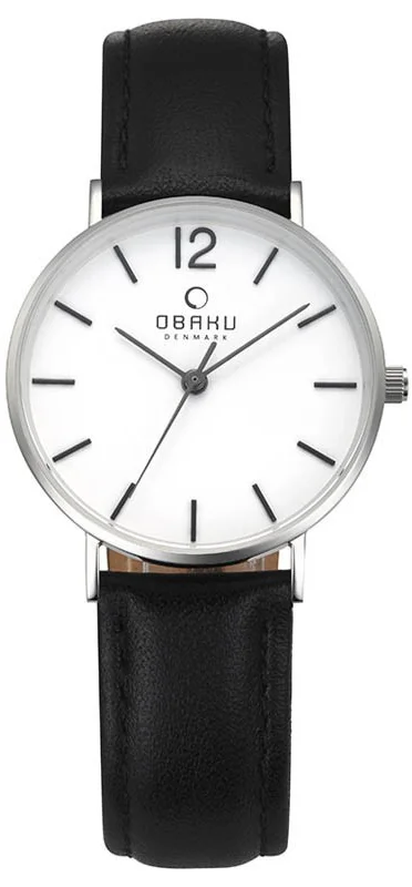 Obaku Denmark V197LXCWRB Slim MARK LILLE - BLACK - zdjęcie 1