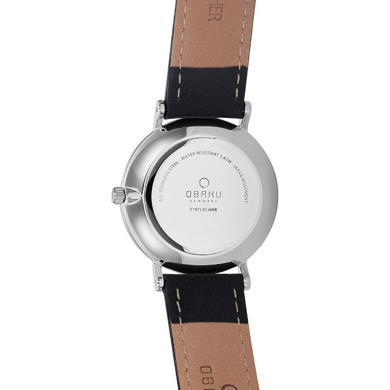 Obaku Denmark V197LXCWRB damski zegarek Slim pasek - miniatura 3