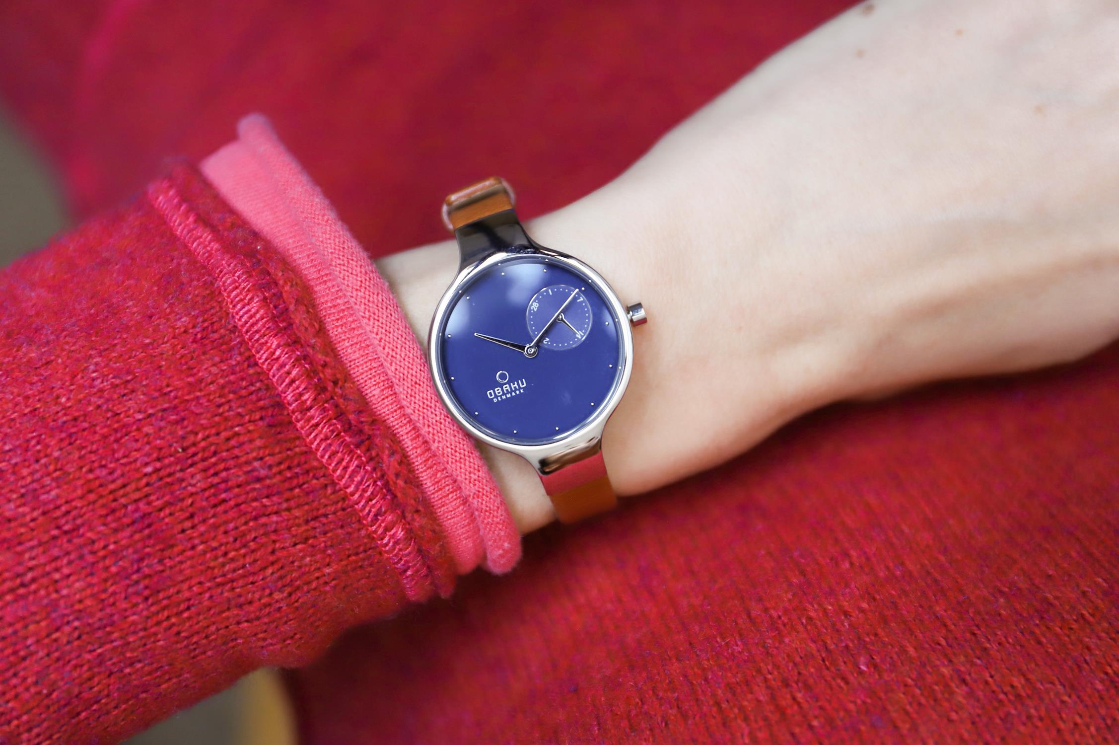Obaku Denmark V201LDCLRZ zegarek damski klasyczny Slim pasek - miniatura 9