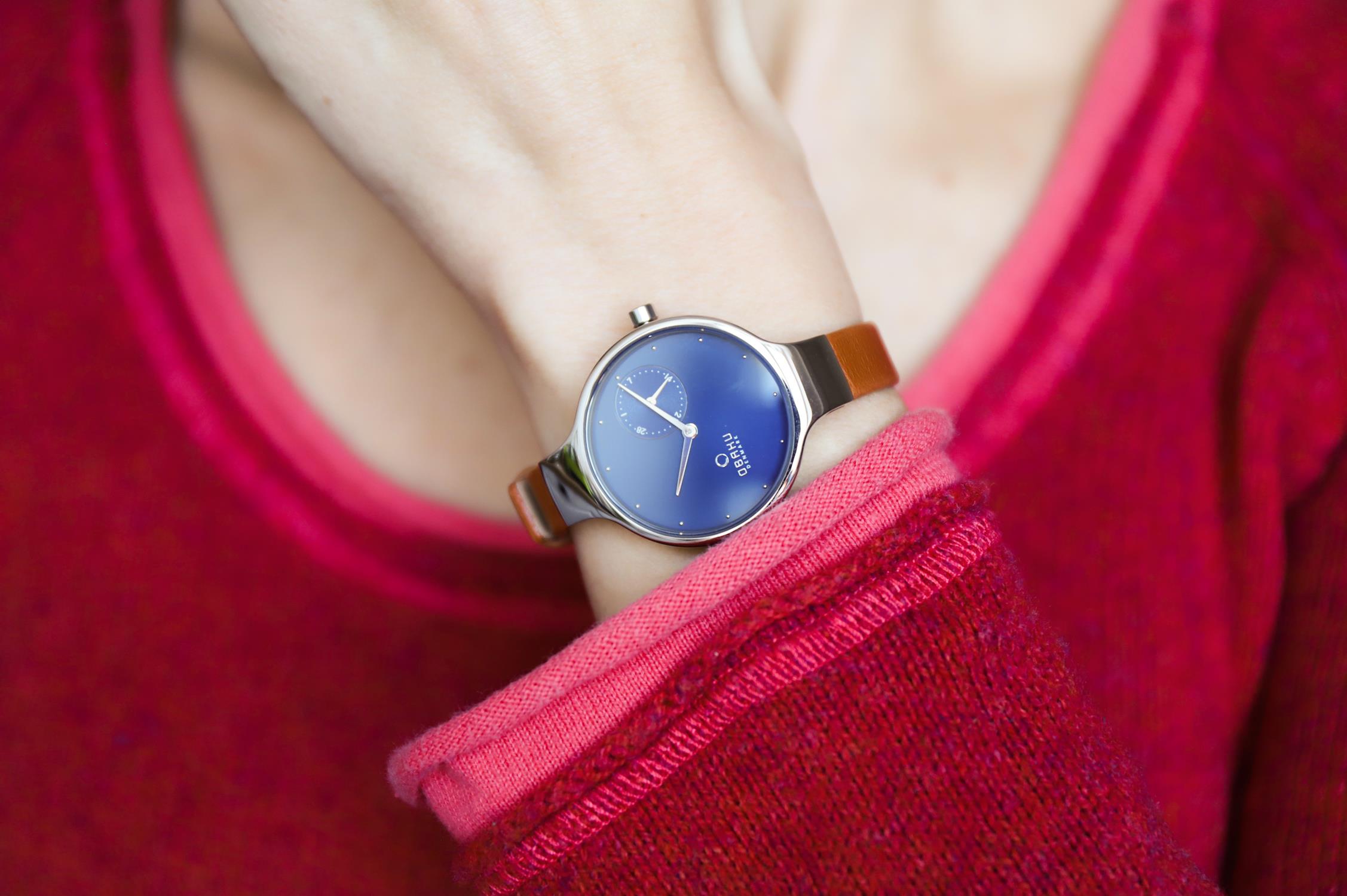 Obaku Denmark V201LDCLRZ Slim ENG - SYRUP zegarek damski klasyczny mineralne - miniatura 8