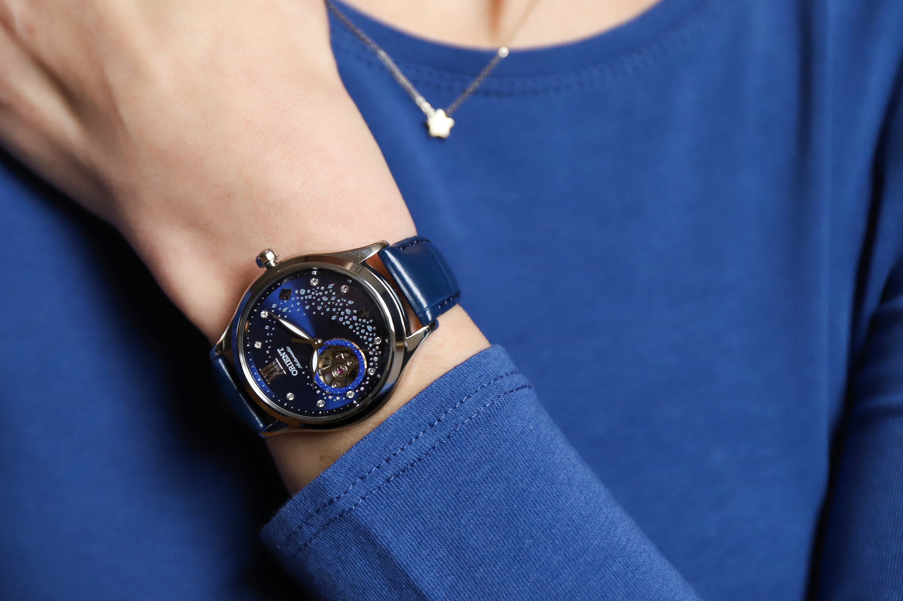 Orient RA-AG0018L10B zegarek damski klasyczny Contemporary pasek