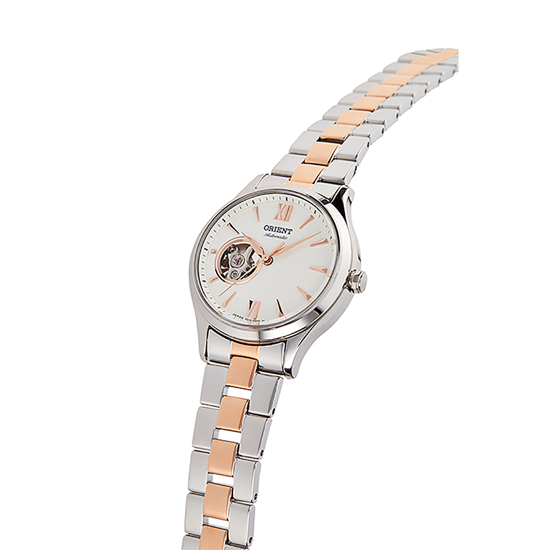 Orient RA-AG0020S10B Classic Open Heart Automatic Contemporary klasyczny zegarek srebrny - miniatura 9