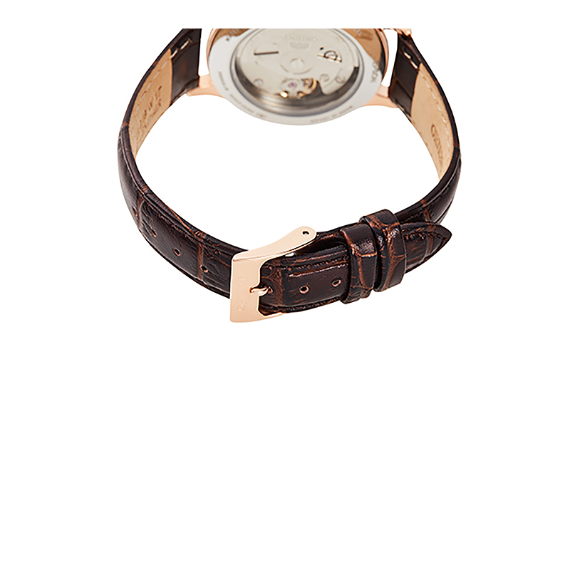 Orient RA-AG0022A10B Classic Open Heart Automatic Contemporary klasyczny zegarek różowe złoto
