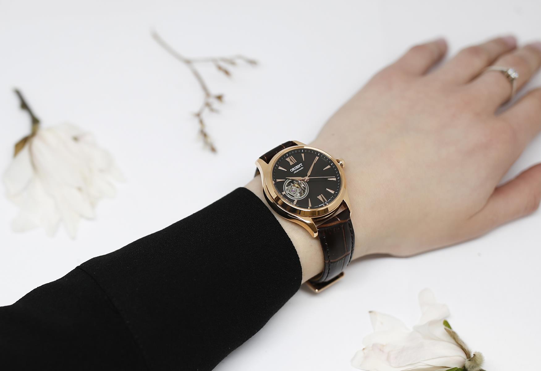 Orient RA-AG0023Y10B Contemporary Classic Open Heart Automatic zegarek damski klasyczny mineralne - miniatura 7