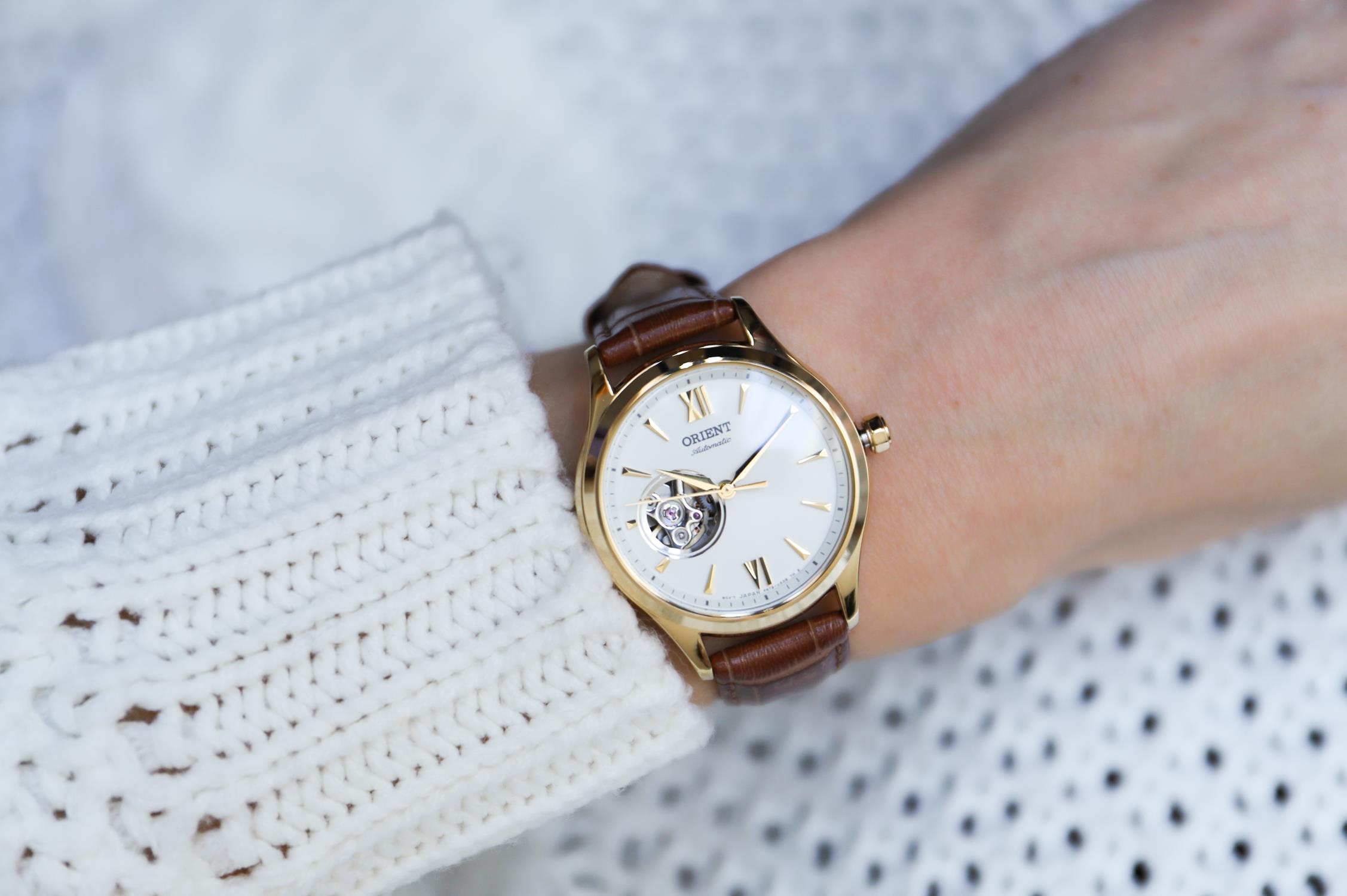 zegarek Orient RA-AG0024S10B Classic Open Heart Automatic Contemporary mineralne - miniatura 11