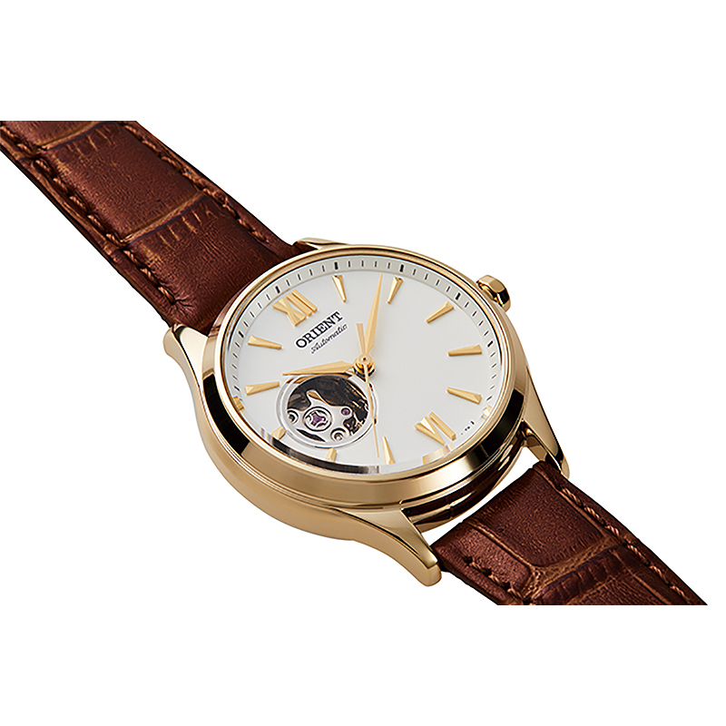 Orient RA-AG0024S10B zegarek złoty klasyczny Contemporary pasek - miniatura 5