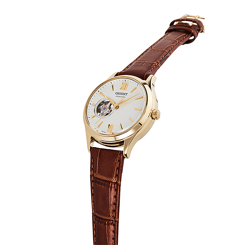 zegarek Orient RA-AG0024S10B automatyczny damski Contemporary Classic Open Heart Automatic - miniatura 6
