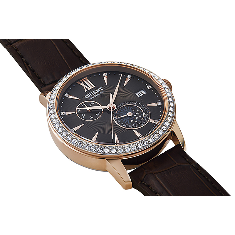 Orient RA-AK0005Y10B Contemporary klasyczny zegarek różowe złoto - miniatura 5