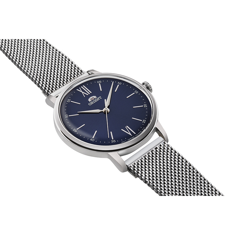Orient RA-QC1701L10B zegarek srebrny klasyczny Classic bransoleta