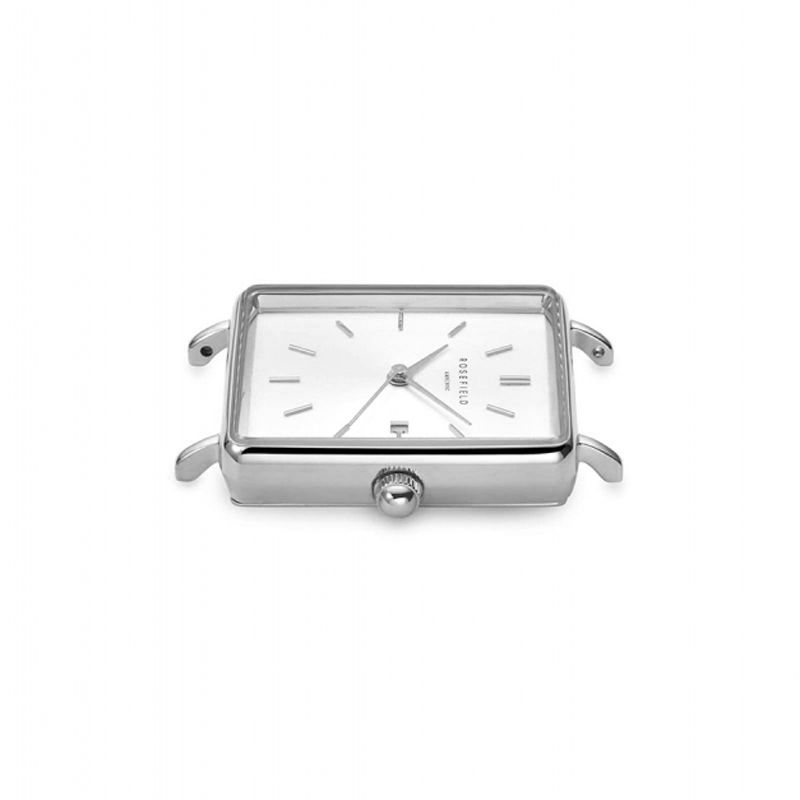 Rosefield QWSS-Q042 zegarek srebrny klasyczny Boxy bransoleta - miniatura 5