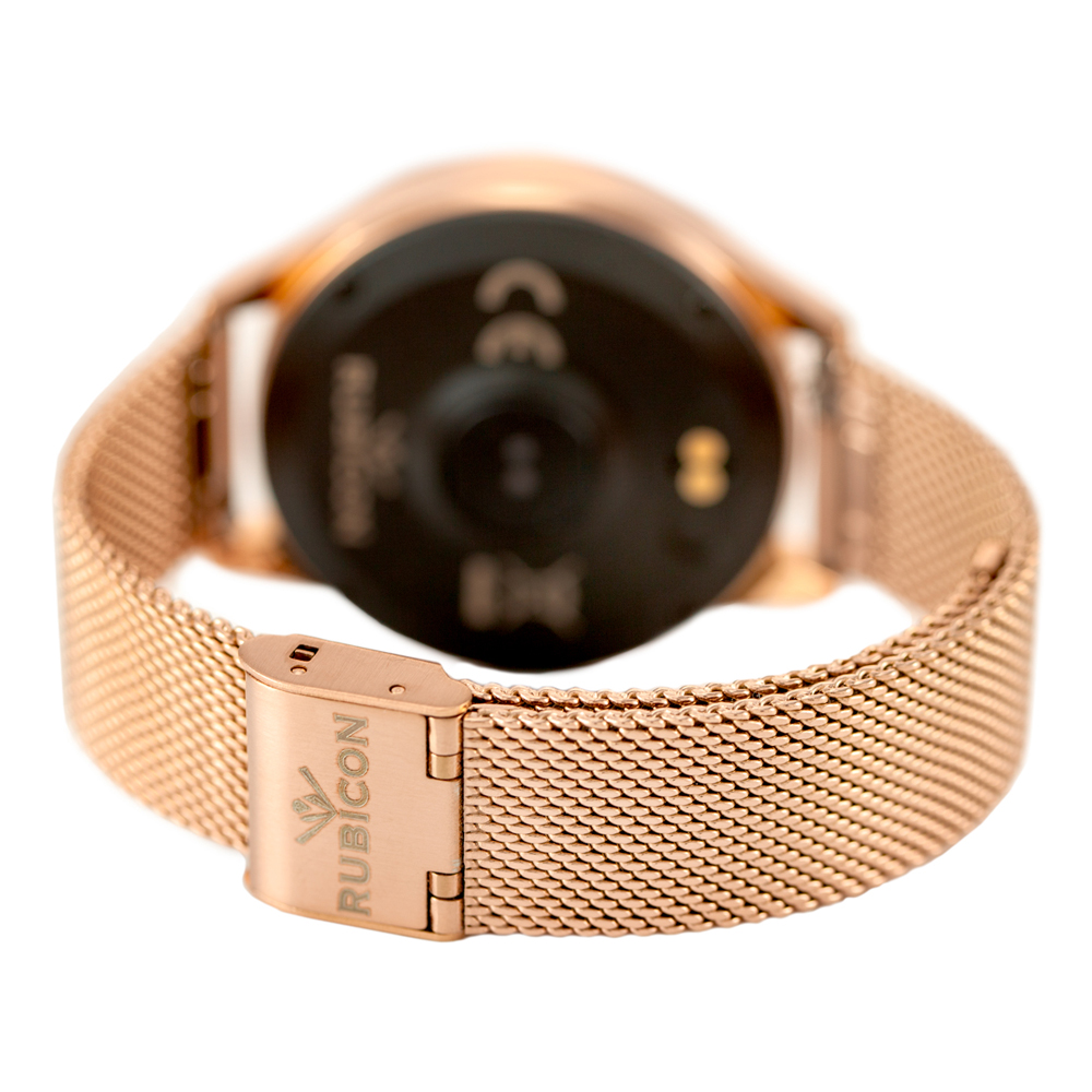 Zegarek Rubicon Smartwatch Rubicon RNBE45 różowe złoto - damski 