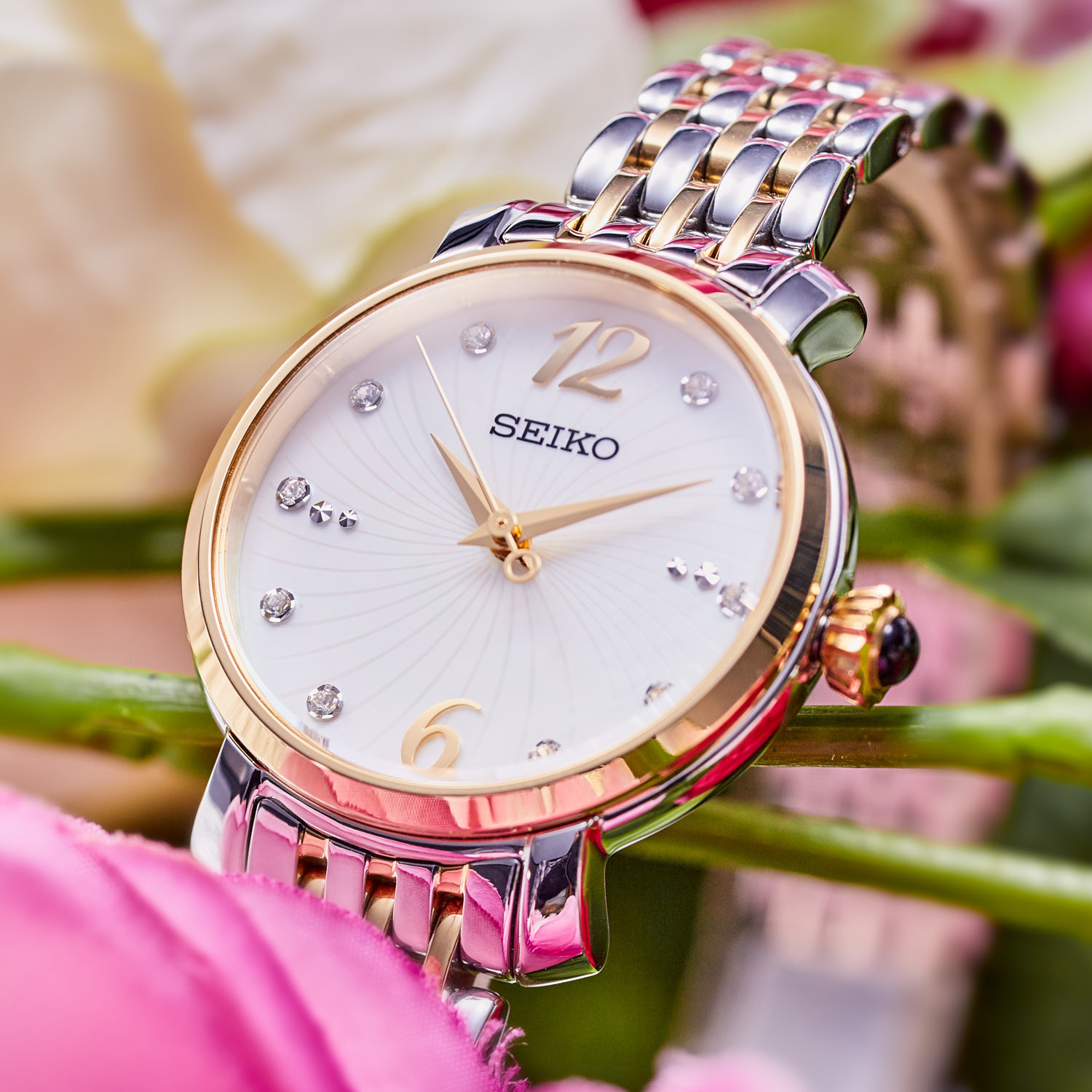 Seiko SRZ522P1 damski zegarek Classic bransoleta - miniatura 3
