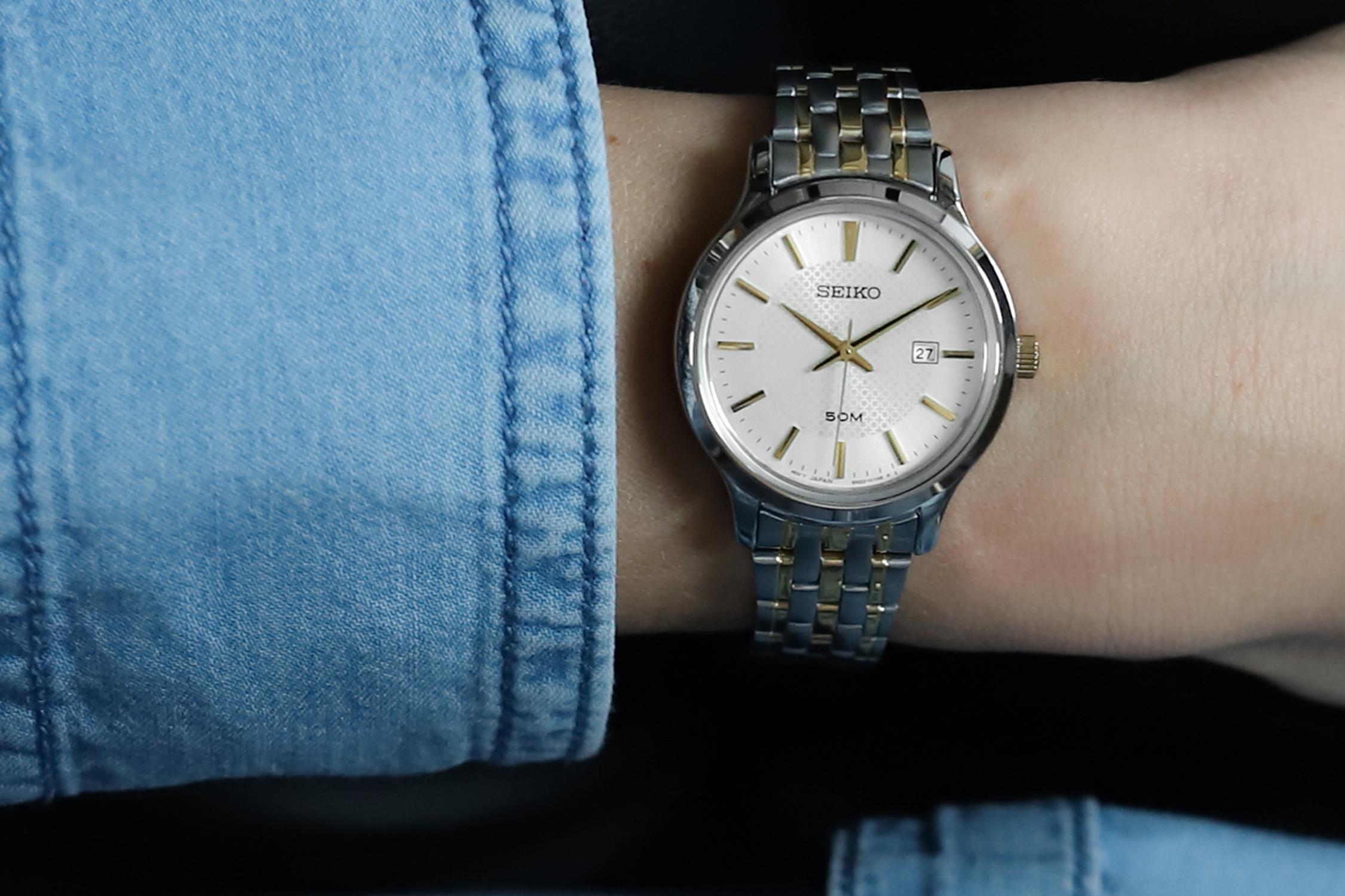 Seiko SUR647P1 damski zegarek Classic bransoleta - miniatura 3