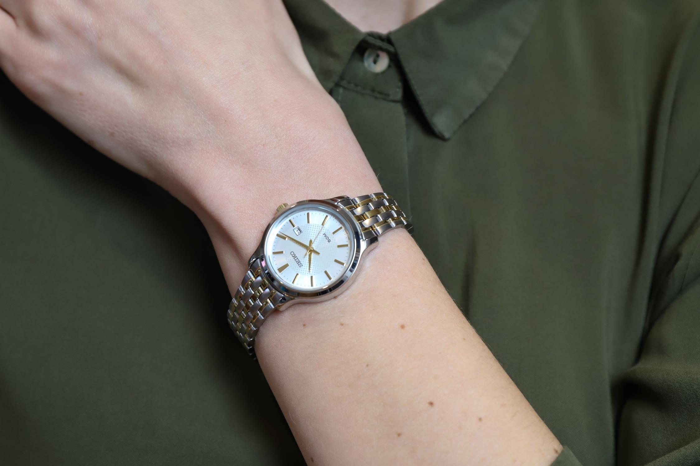 Seiko SUR647P1 zegarek damski Classic - miniatura 2