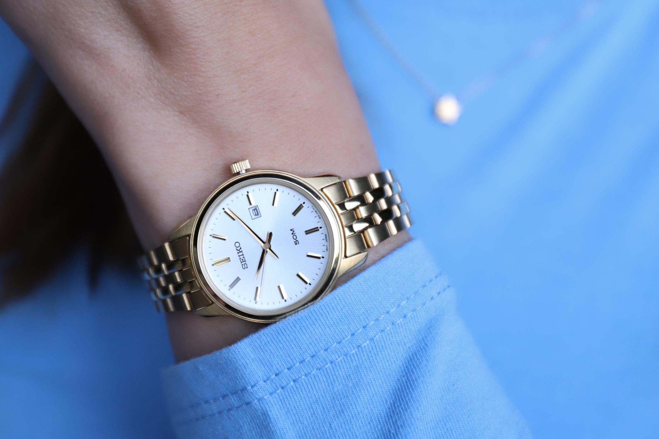 Seiko SUR660P1 damski zegarek Classic bransoleta - miniatura 3