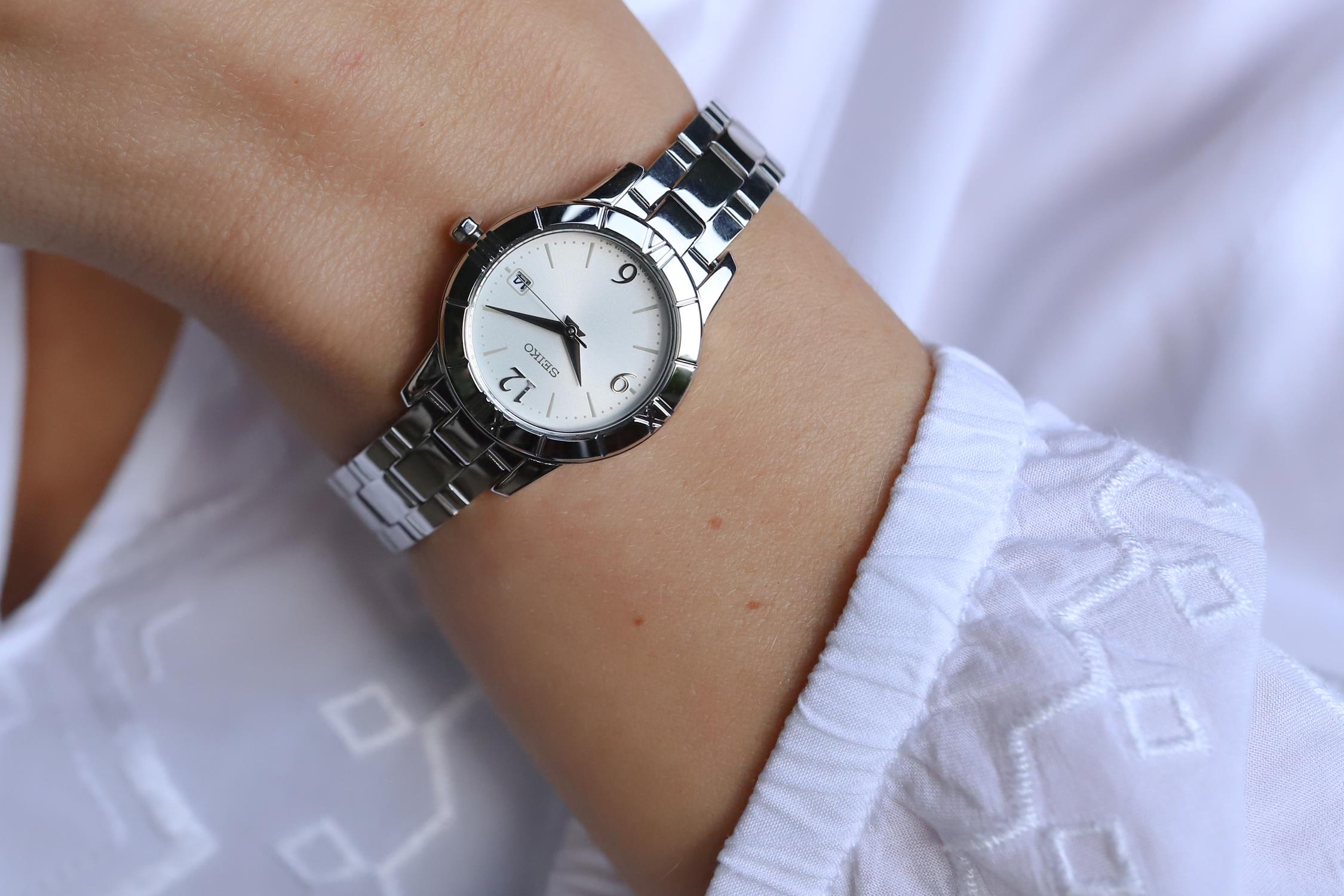 Seiko SXDE35P1 Classic Quartz Classic klasyczny zegarek srebrny - miniatura 6