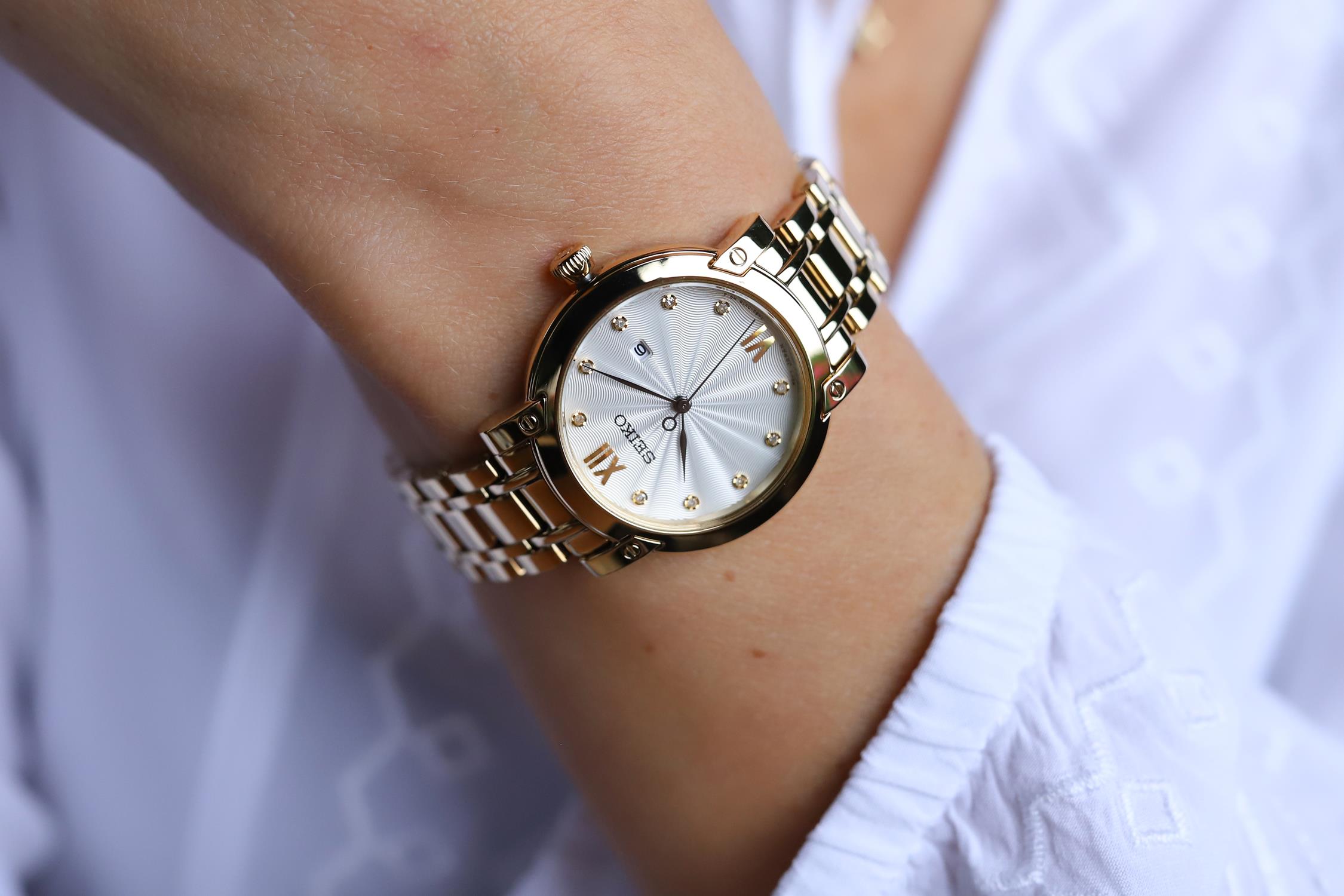 Seiko SXDG80P1 damski zegarek Classic bransoleta - miniatura 3