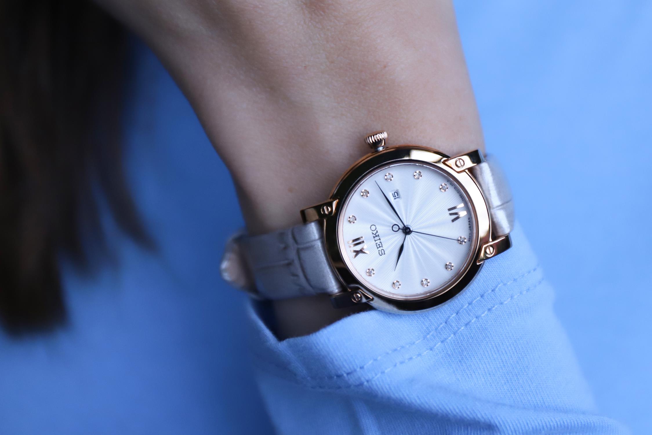 Seiko SXDG82P1 Classic Quartz Lady zegarek elegancki Classic - miniatura 4