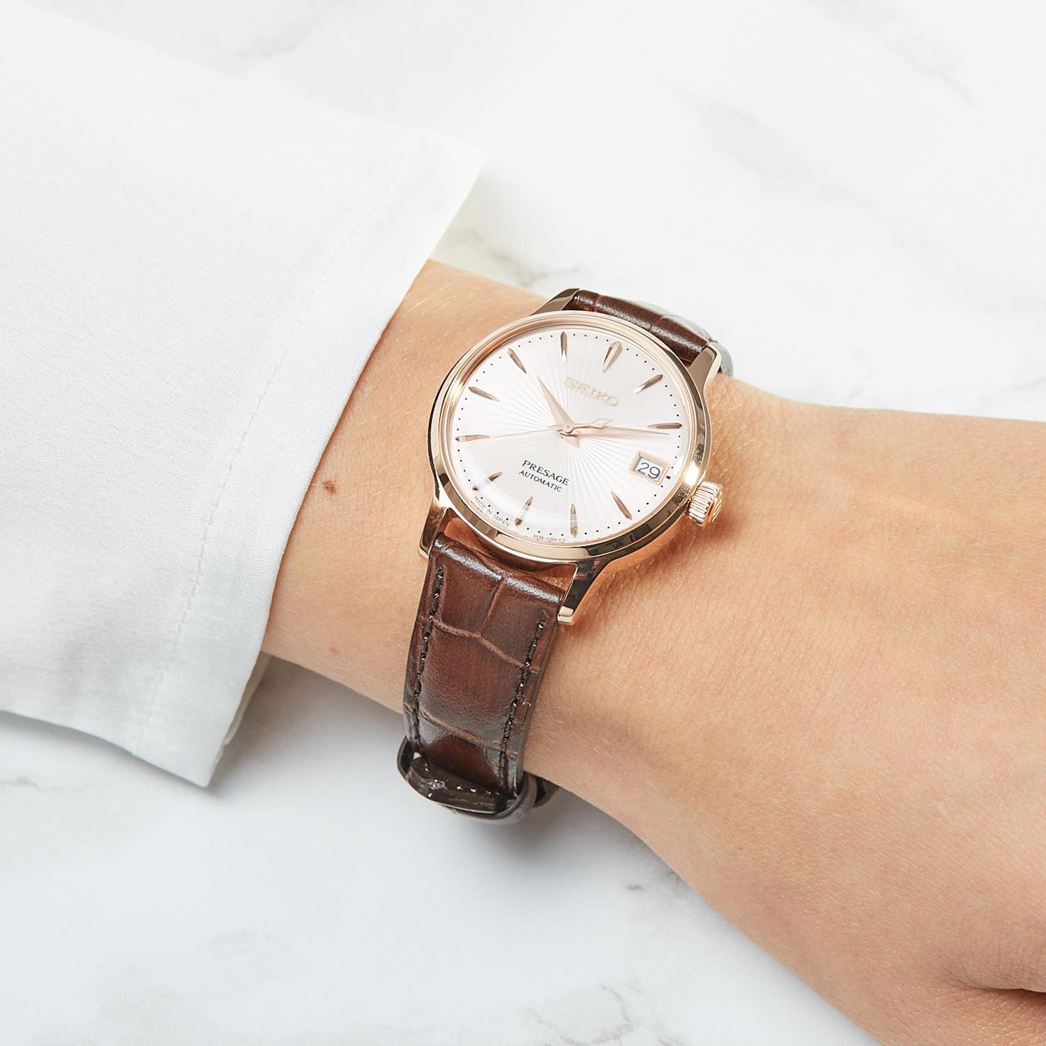 Seiko SRP852J1 Presage Automatic Cocktail Time Bellini zegarek elegancki Presage