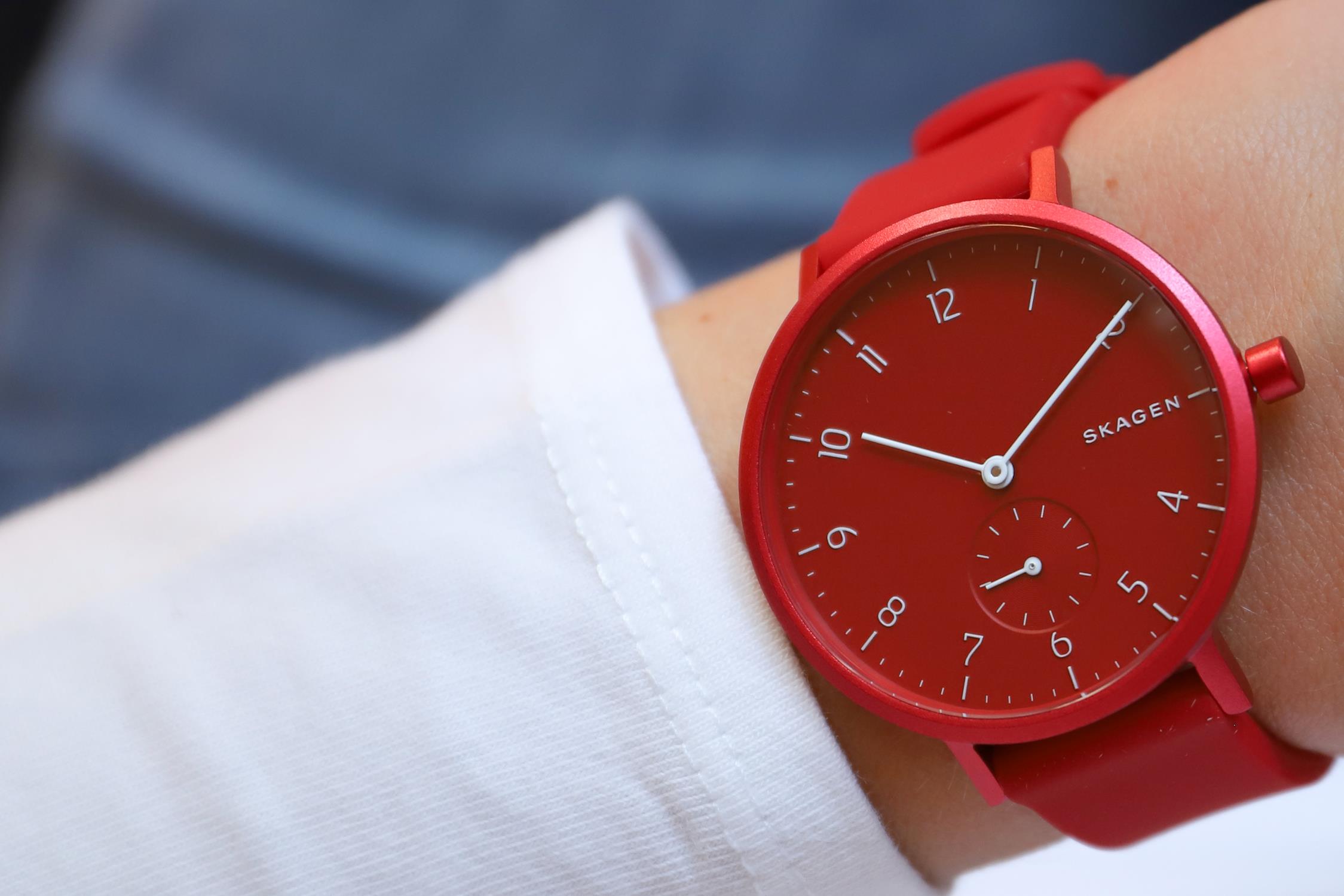 Skagen SKW2765 damski zegarek Aaren pasek