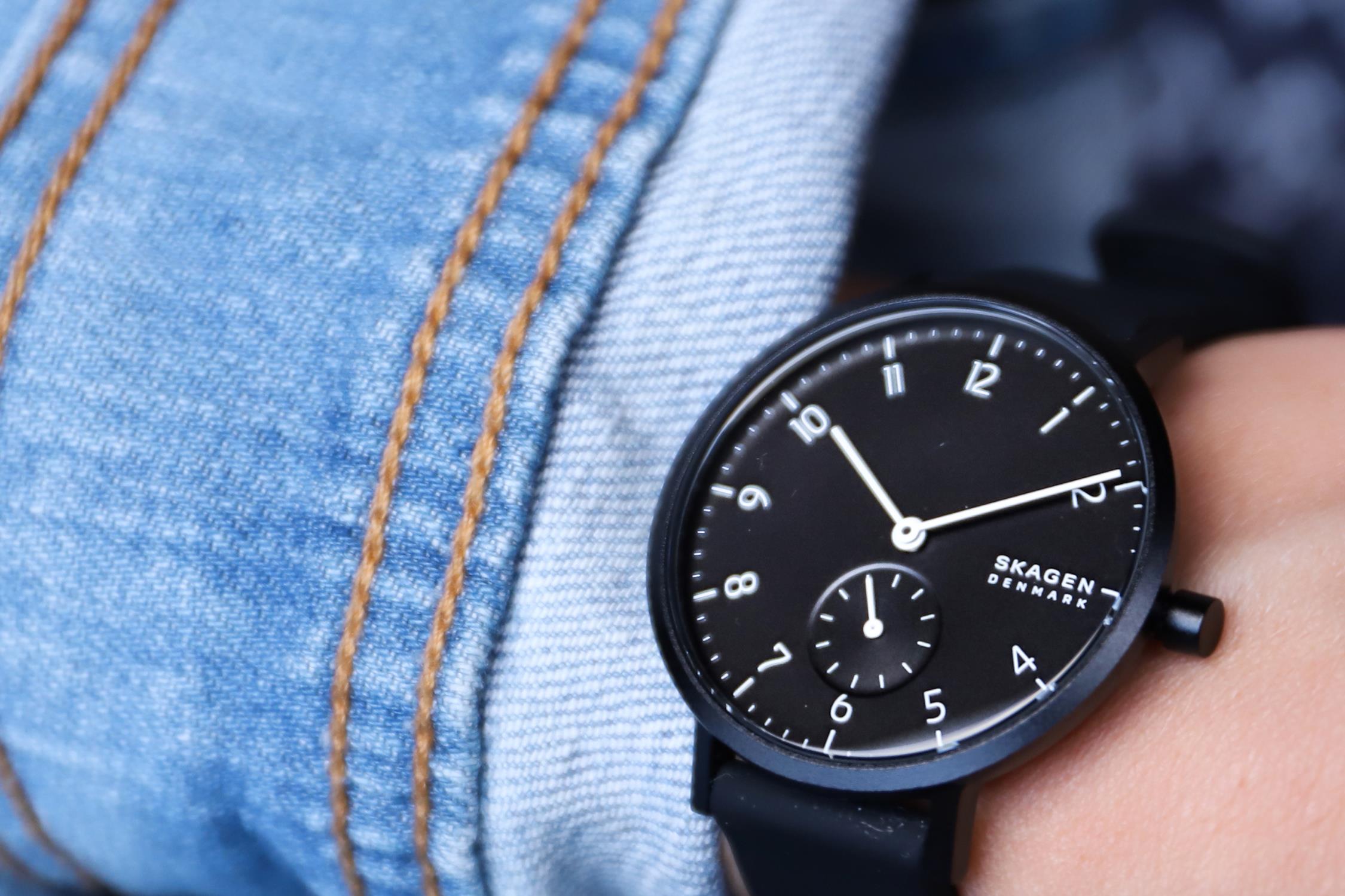 zegarek Skagen SKW2801 Aaren Kulor Black Silicone Aaren mineralne - miniatura 11