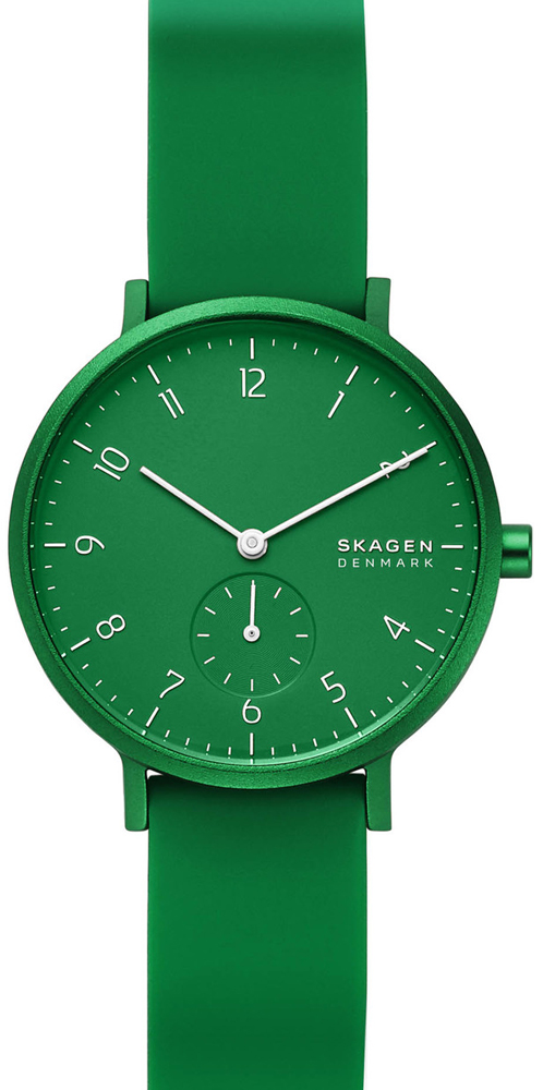 Skagen Aaren Kulor Green Silicone  SKW2804