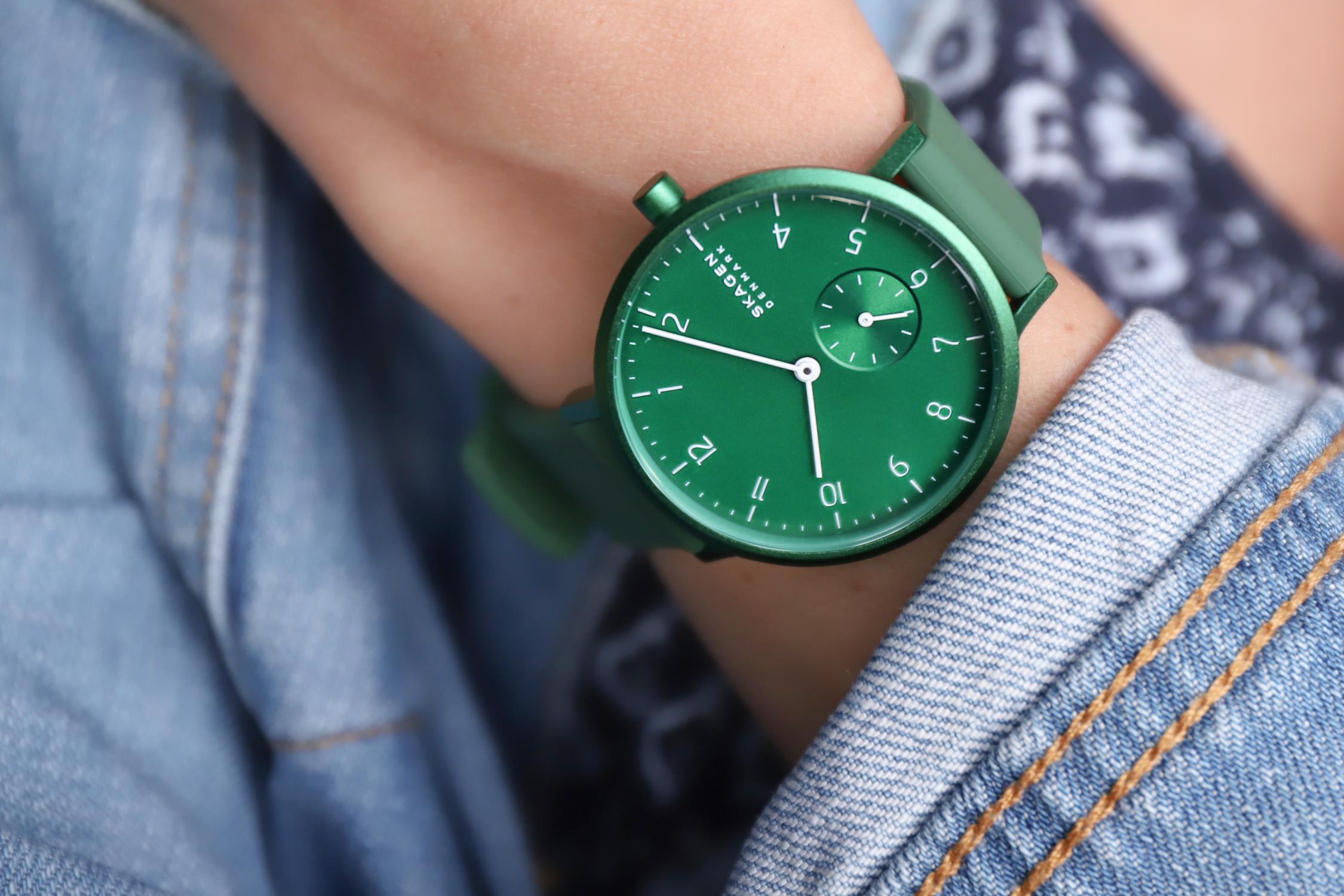 zegarek Skagen SKW2804 zielony Aaren - miniatura 7