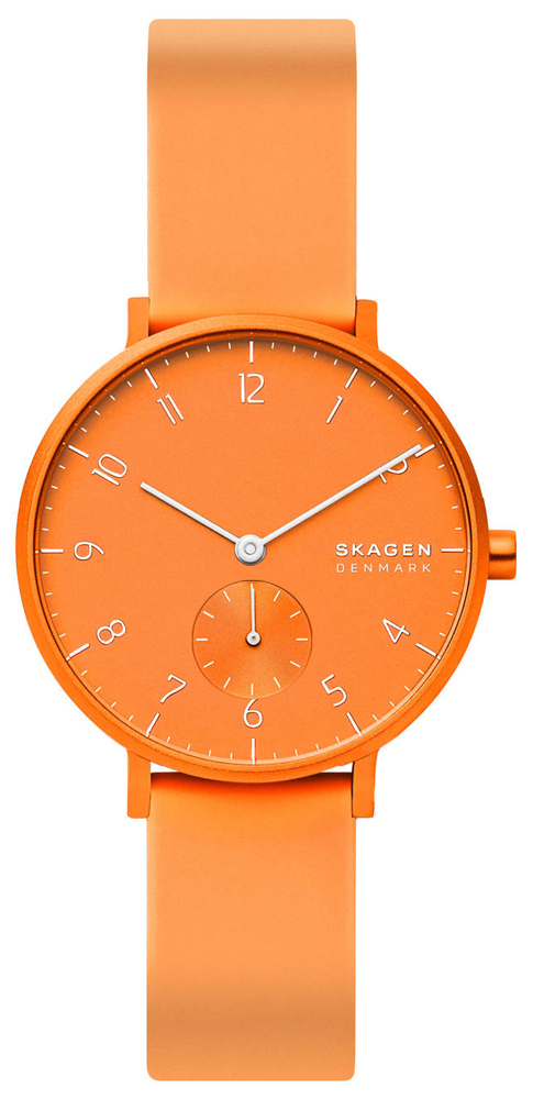 Skagen Aaren Kulor Neon Orange Silicone SKW2821