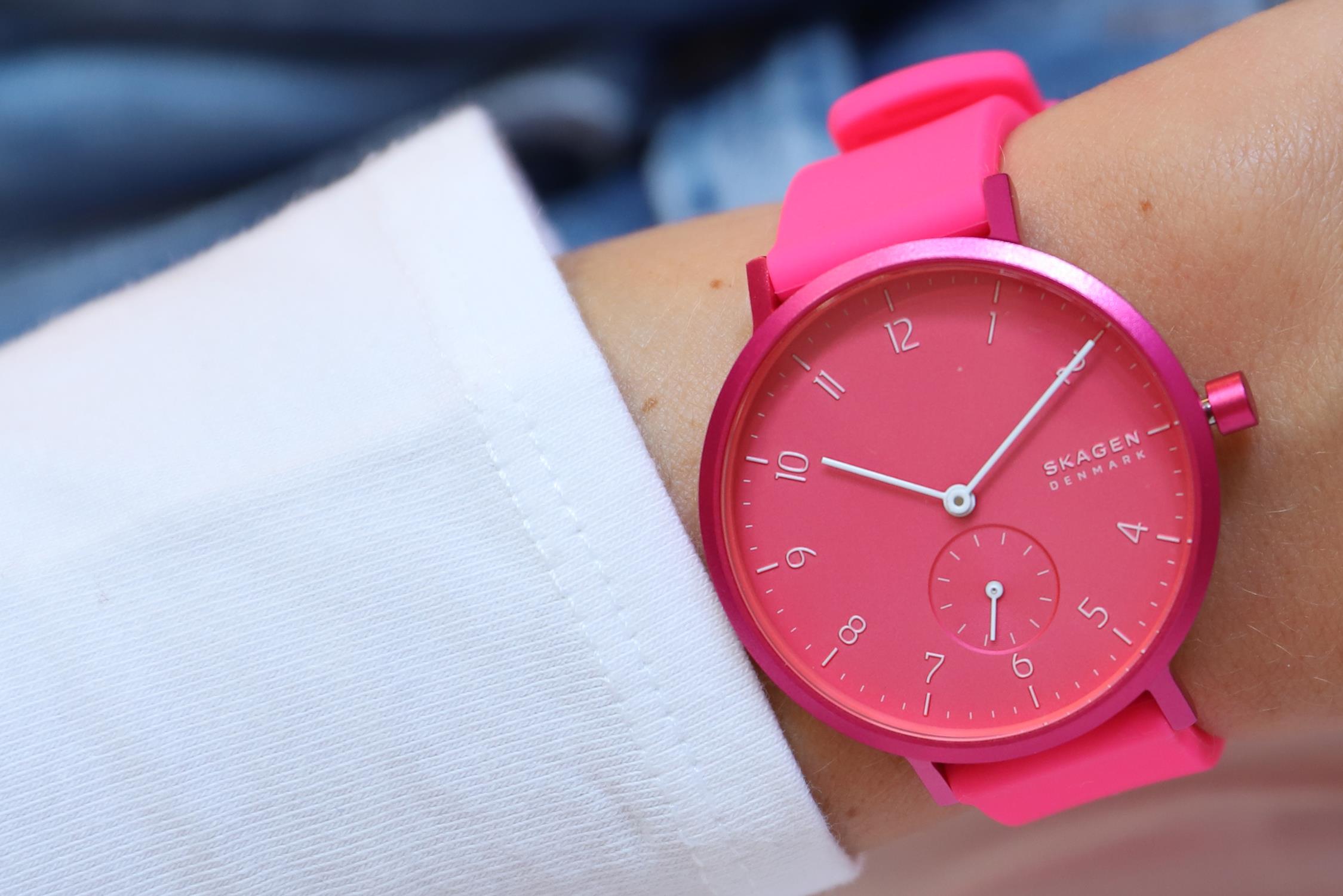 zegarek Skagen SKW2822 różowy Aaren - miniatura 7