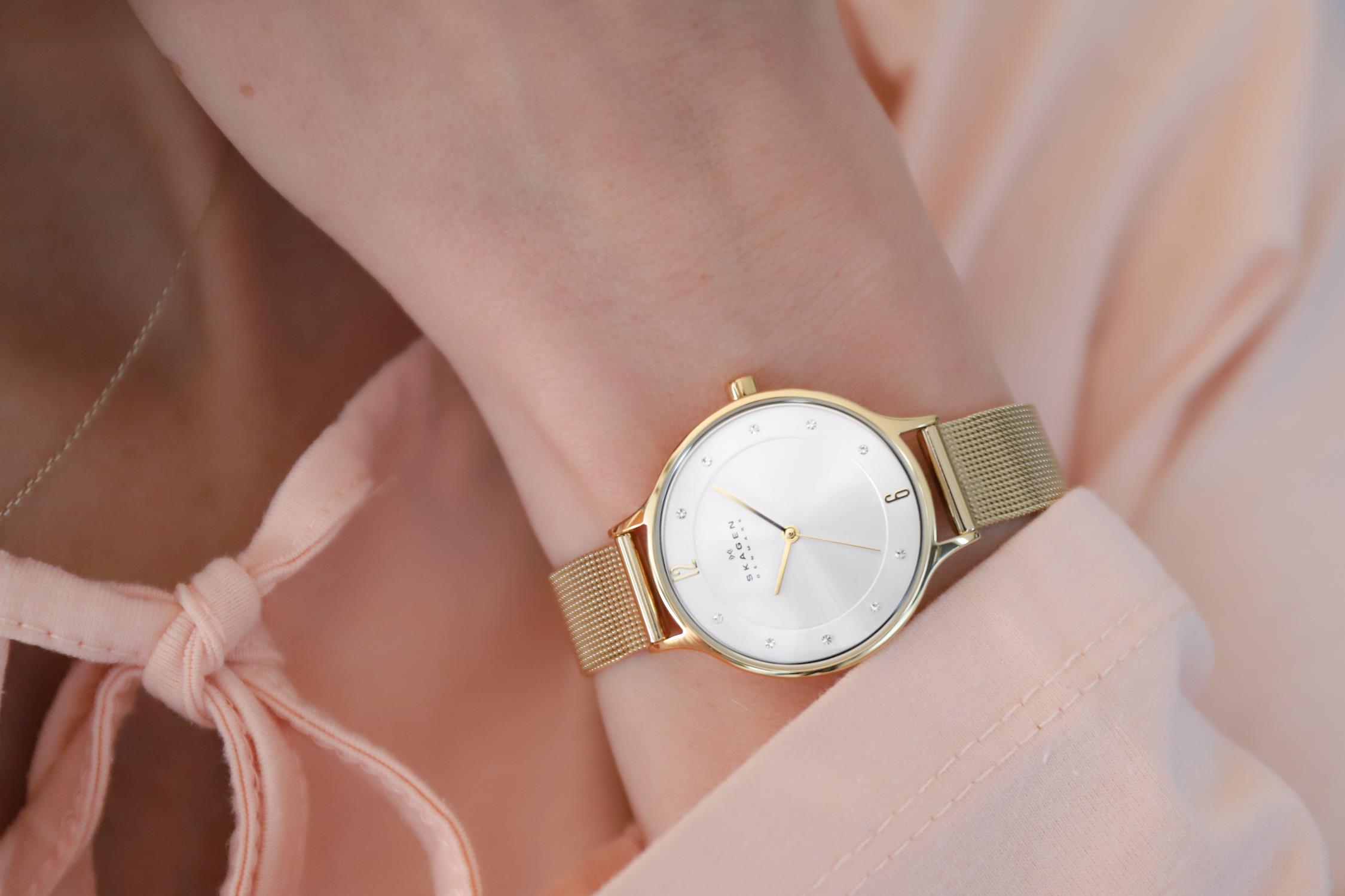 Skagen SKW2150 zegarek damski klasyczny Anita bransoleta