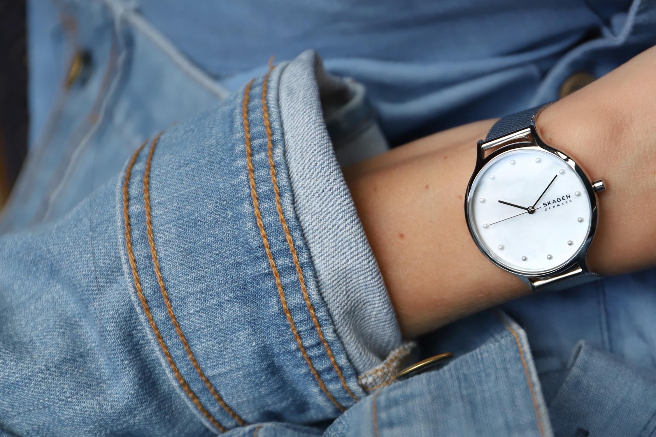 Skagen SKW2775 zegarek srebrny klasyczny Anita bransoleta - miniatura 5