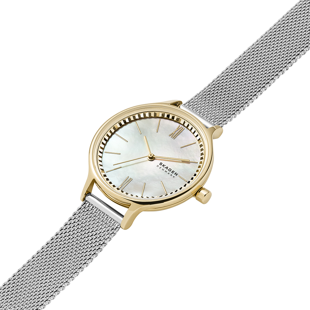 Skagen SKW2866 zegarek złoty klasyczny Anita bransoleta - miniatura 5