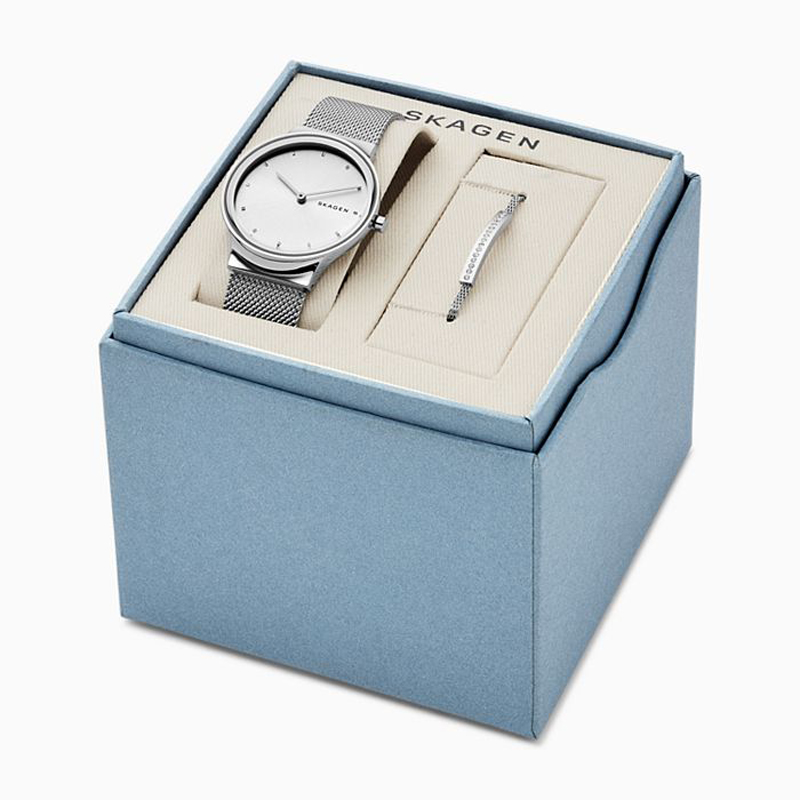 Skagen SKW1105 zegarek srebrny klasyczny Freja bransoleta - miniatura 5