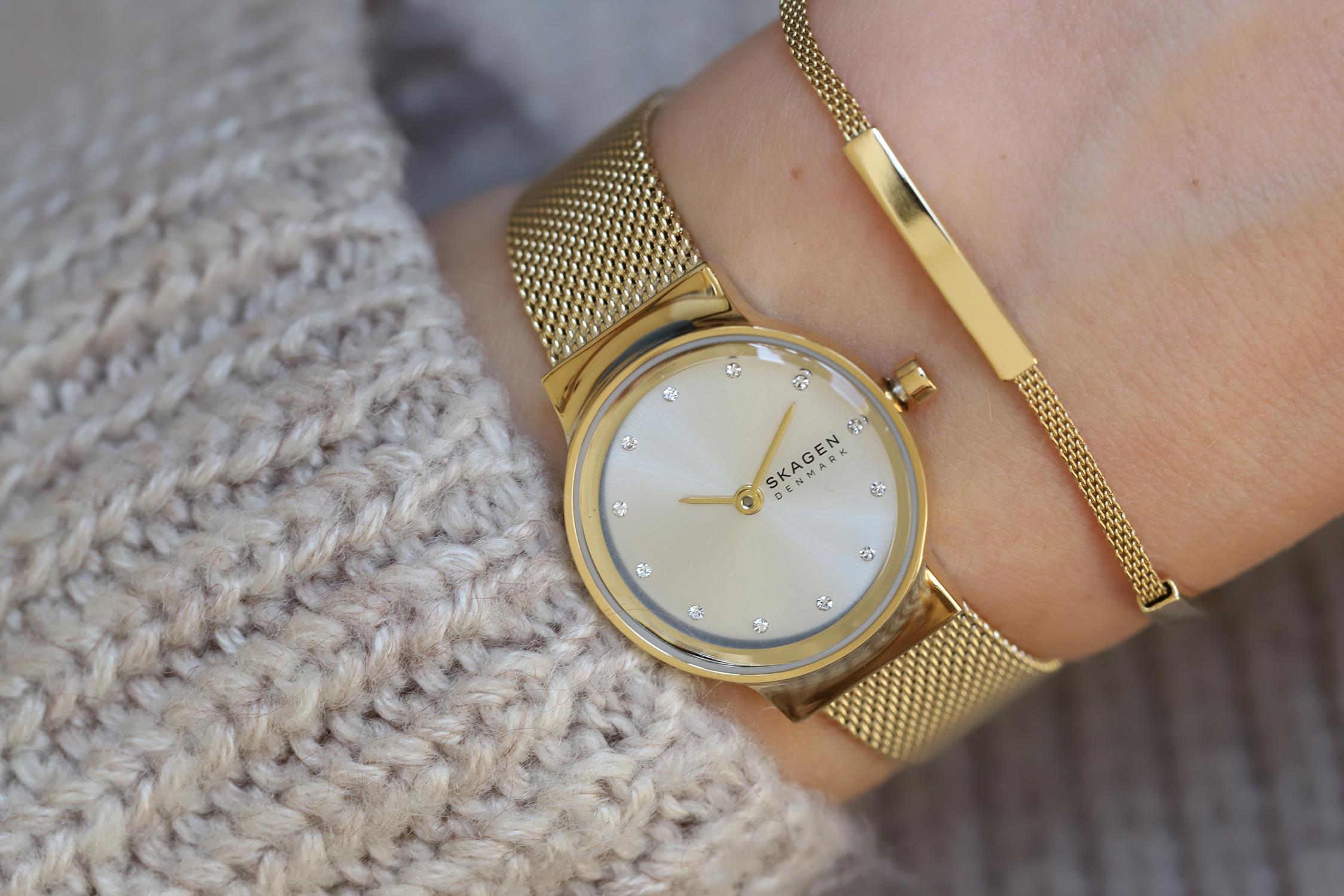 zegarek Skagen SKW1108 złoty Freja - miniatura 7