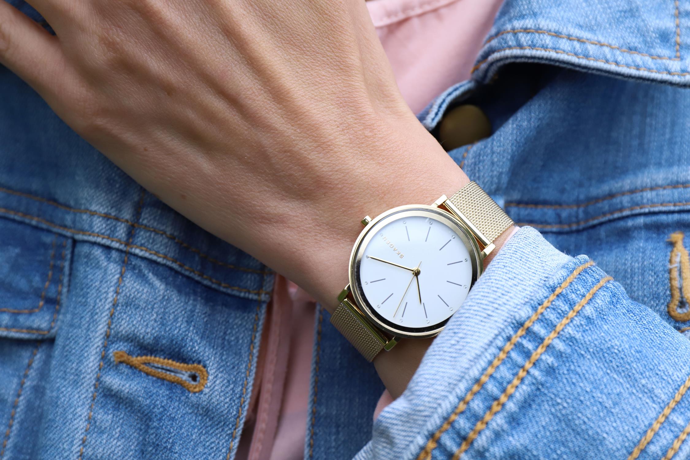 Skagen SKW2509 Hald Hald fashion/modowy zegarek złoty - miniatura 6