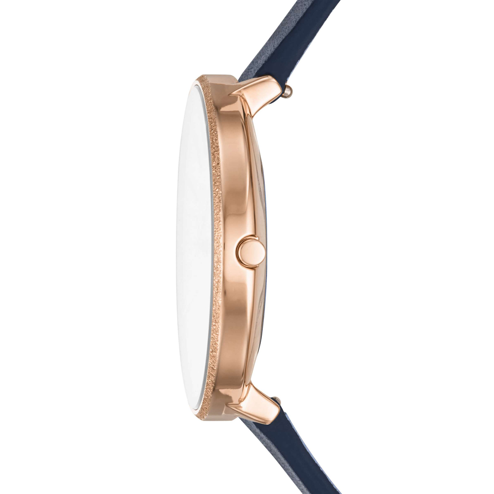 Skagen SKW2723 zegarek różowe złoto klasyczny Karolina pasek - miniatura 5