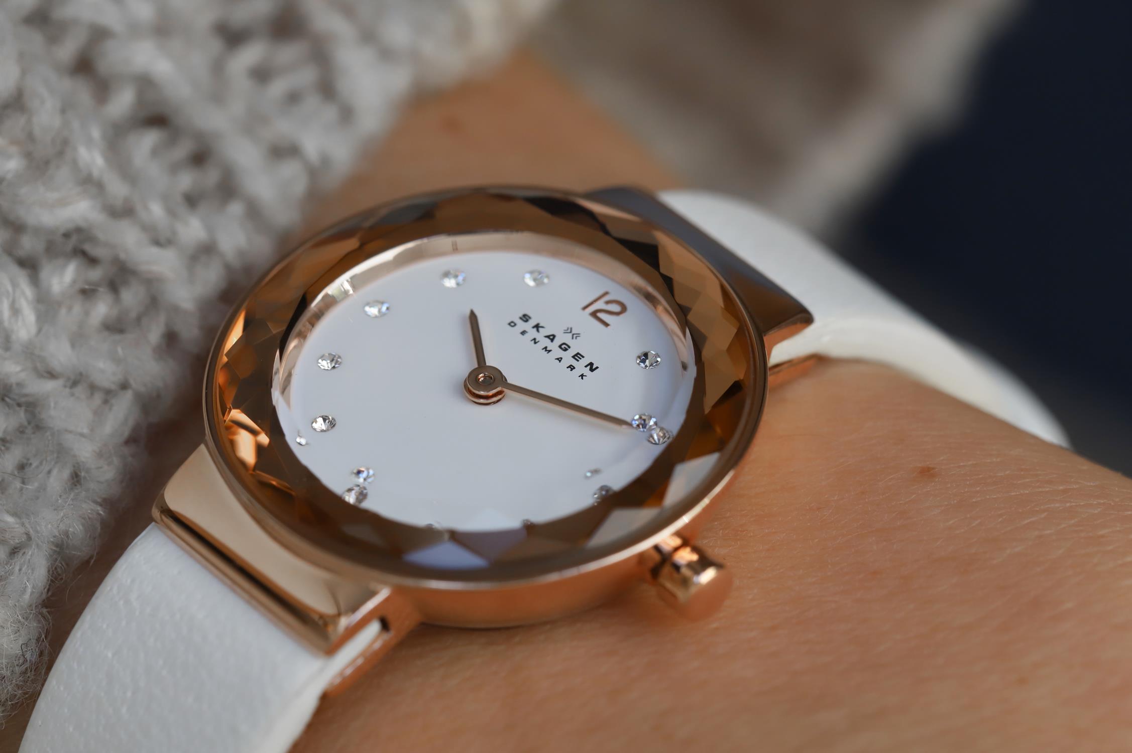 zegarek Skagen SKW2769 różowe złoto Leonora - miniatura 7