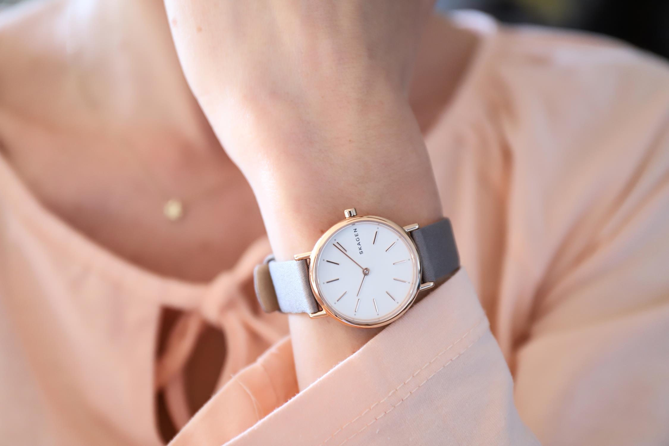 zegarek Skagen SKW2697 różowe złoto Signatur - miniatura 7