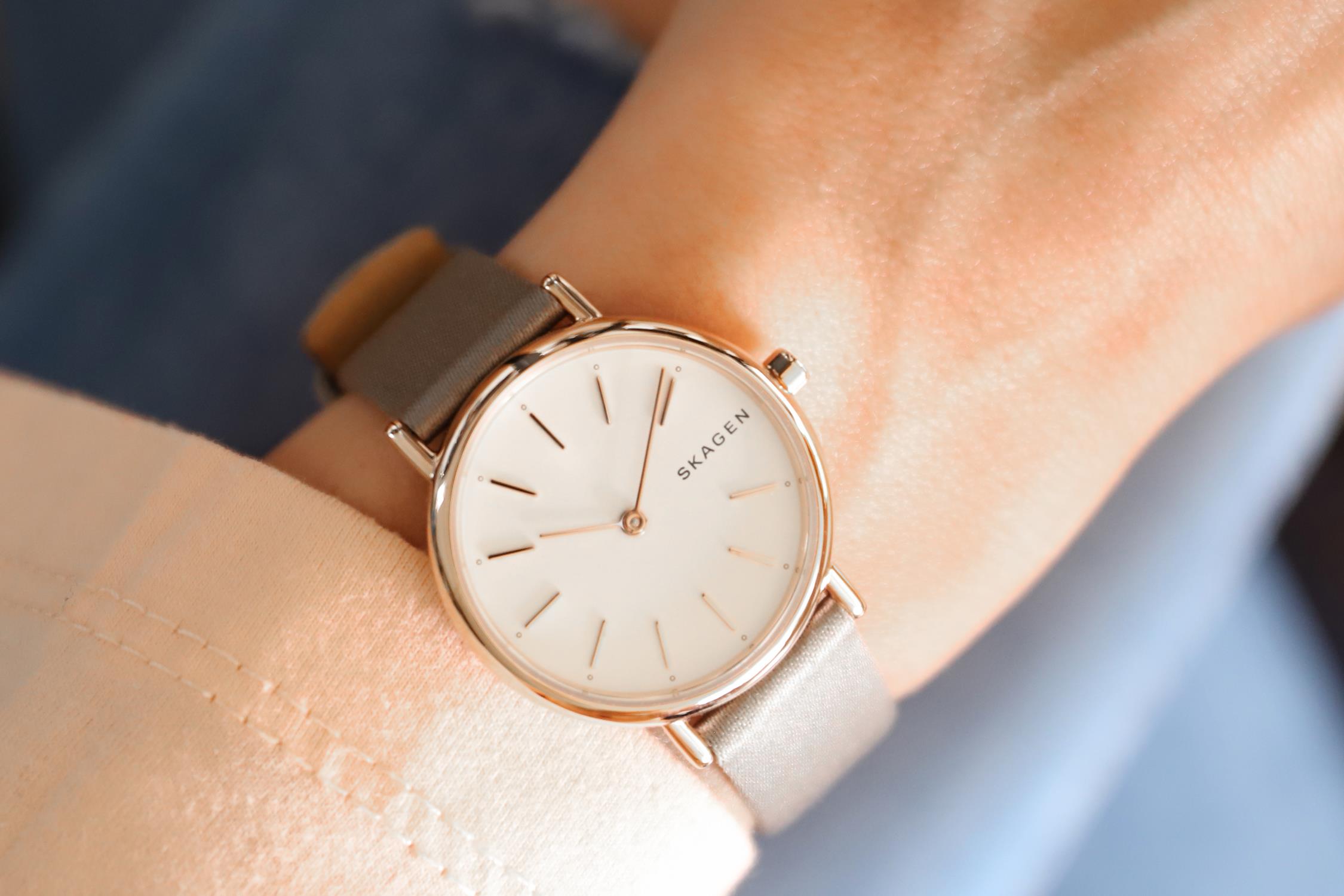 Skagen SKW2697 SIGNATUR Signatur klasyczny zegarek różowe złoto - miniatura 9