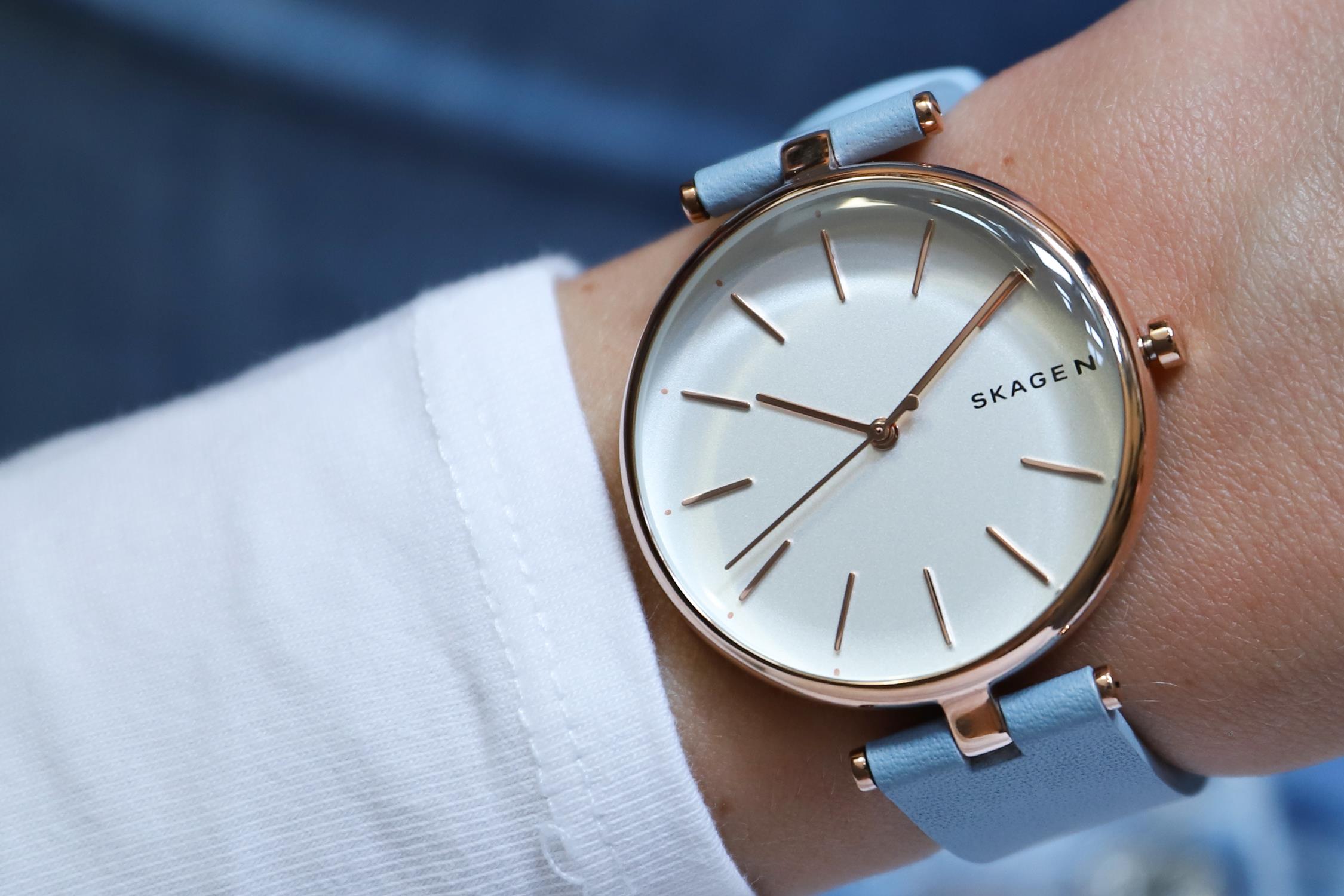 zegarek Skagen SKW2711 różowe złoto Signatur - miniatura 7