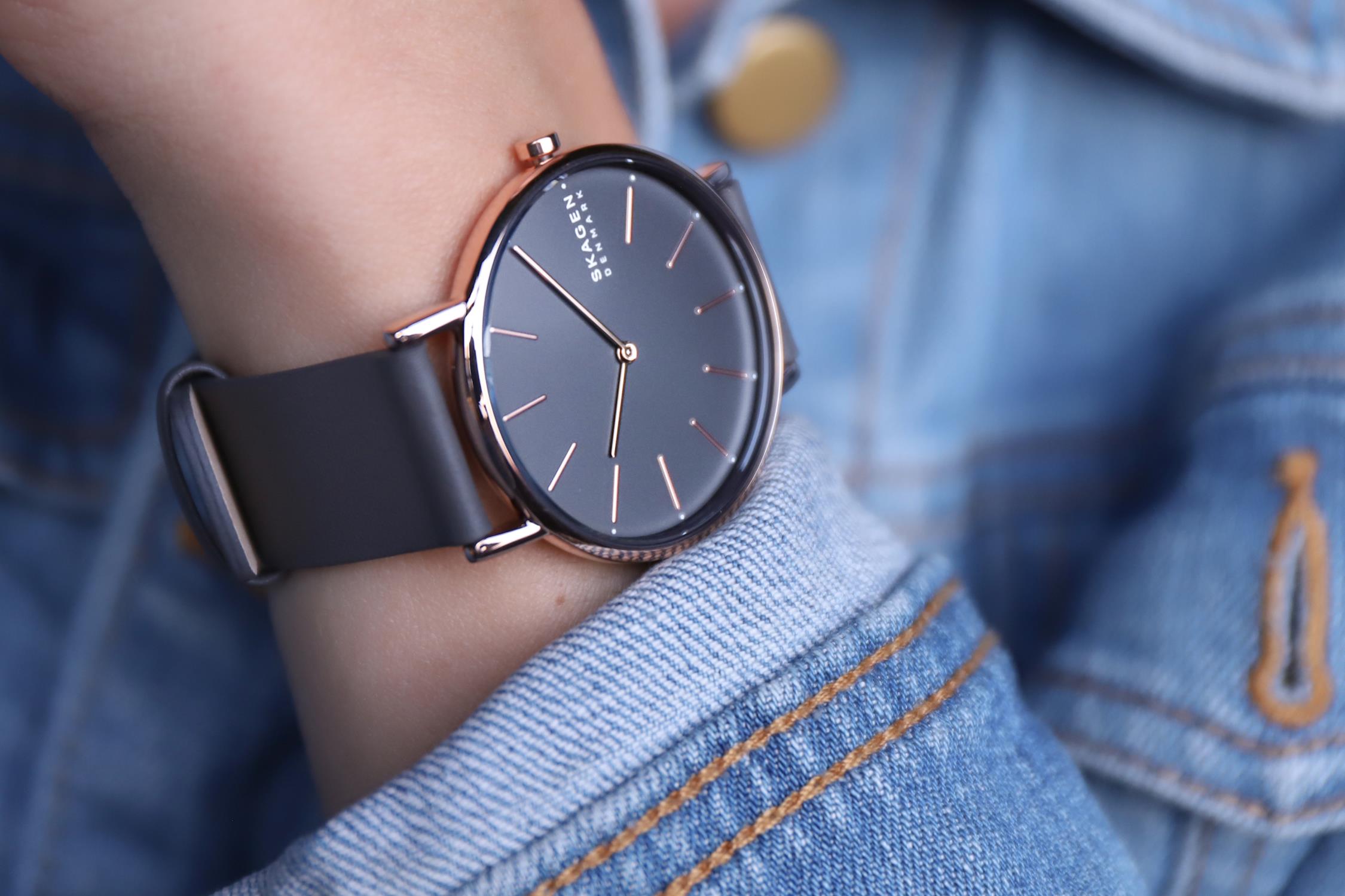 zegarek Skagen SKW2794 różowe złoto Signatur