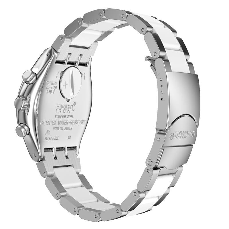 zegarek Swatch YCS603G SNOW DREAM damski z chronograf Irony - miniatura 3