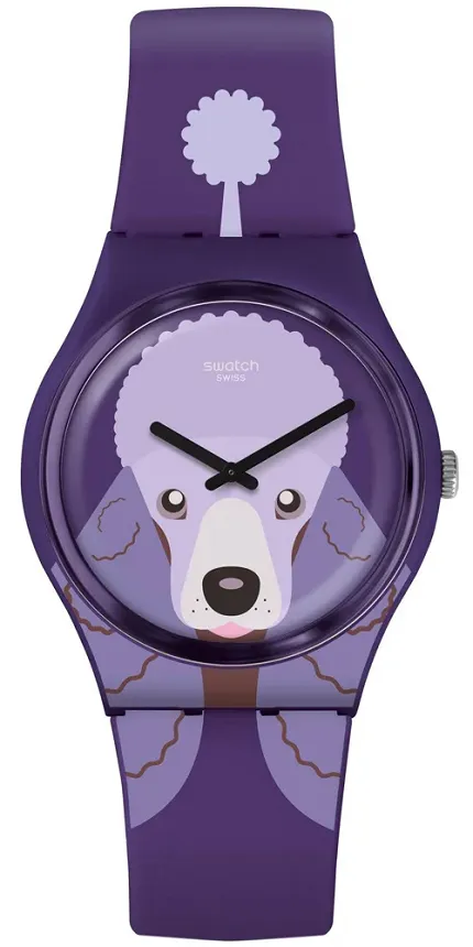 Swatch GV133 Originals Gent PURPLE POODLE - zdjęcie 1