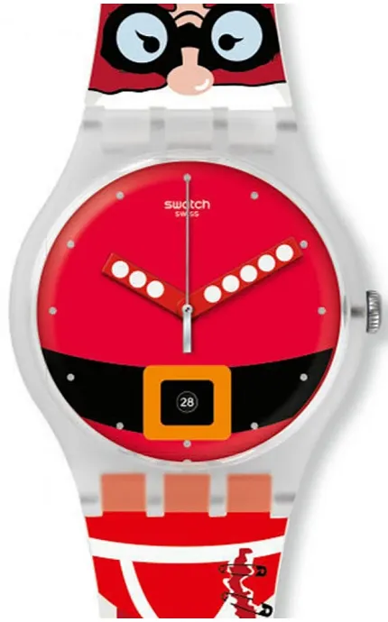 Swatch SUOZ403 Originals New Gent SANTAJOCKS - zdjęcie 1