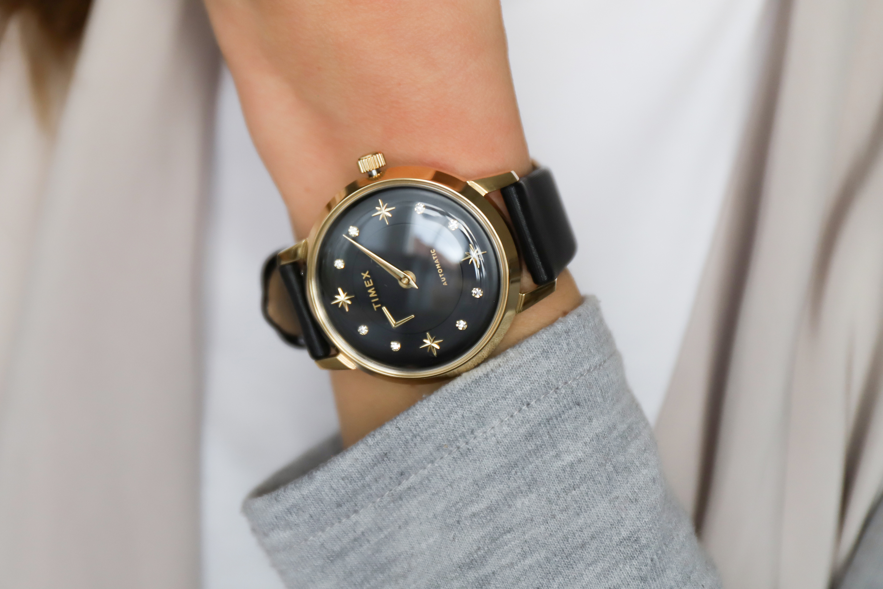 zegarek Timex TW2T86300 złoty Celestial Opulence - miniatura 7