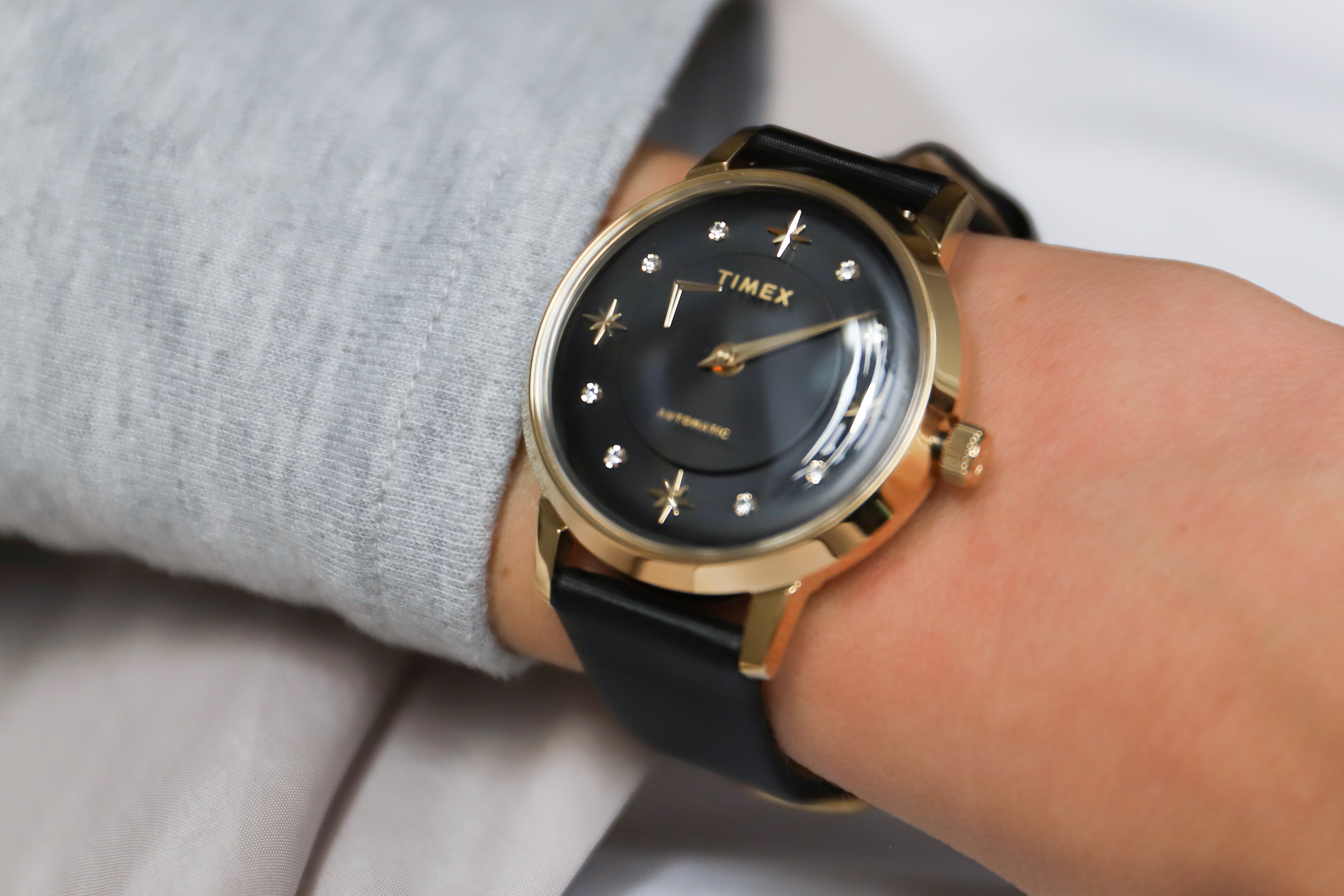 Timex TW2T86300 Celestial Opulence Celestial Automatic zegarek damski klasyczny akrylowe - miniatura 8